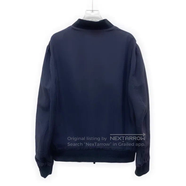 Fendi Fendi Navy Blue Cartoon Pattern Printed Silk Collar Zipper Size US M / EU 48-50 / 2 - 4 Thumbnail
