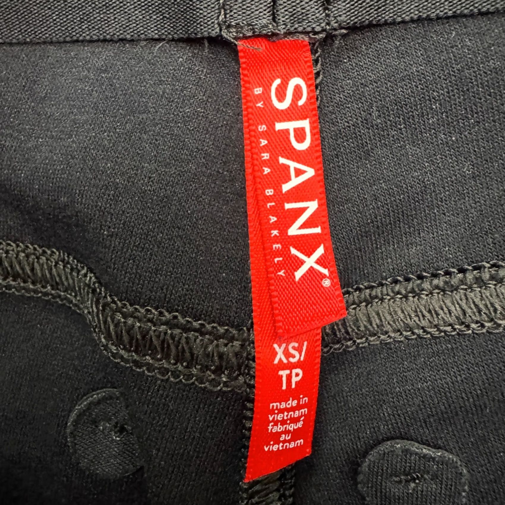 Spanx Spanx Faux Leather Skinny Stretch Leggings Pants Womens XS Black High Rise 24x24 Stretch Ankle Leggings City Classic Womens Black XS Spanx Size 26" / US 2 / IT 38 - 5 Thumbnail