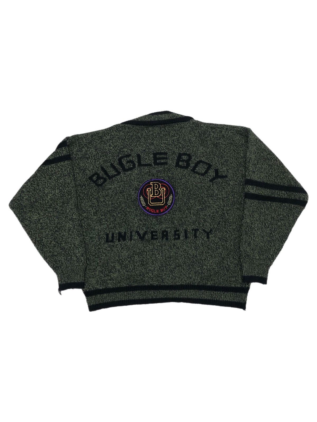 Bugle Boy Vtg 80s Bugle Boy University Varsity Cardigan Size US L / EU 52-54 / 3 - 1 Thumbnail