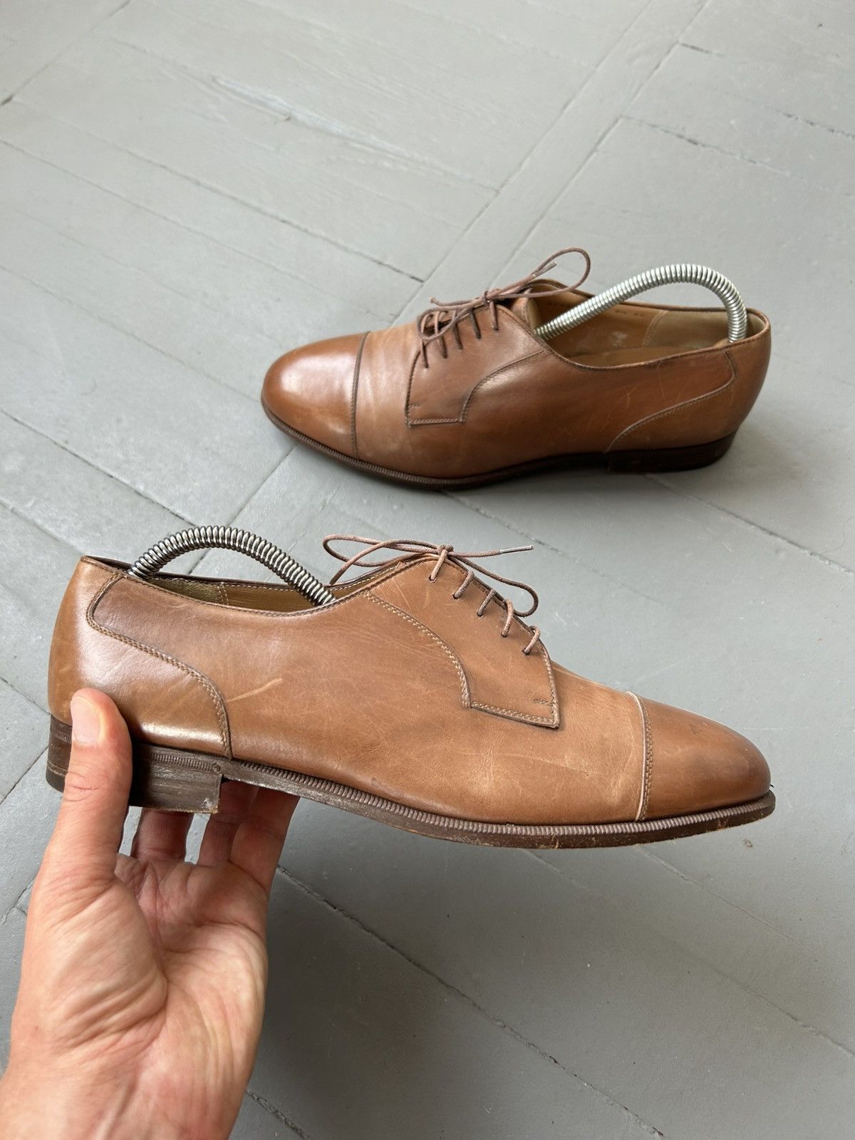 Salvatore Ferragamo Salvatore Ferragamo leather shoes Size US 9.5 / EU 42-43 - 3 Thumbnail