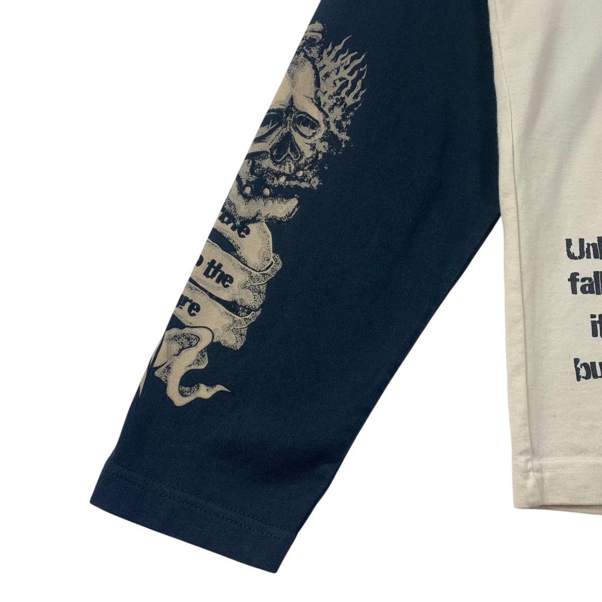Japanese Brand Vintage BLOOD MASSAGE death before dishoner long sleeve tee Size US M / EU 48-50 / 2 - 6 Thumbnail