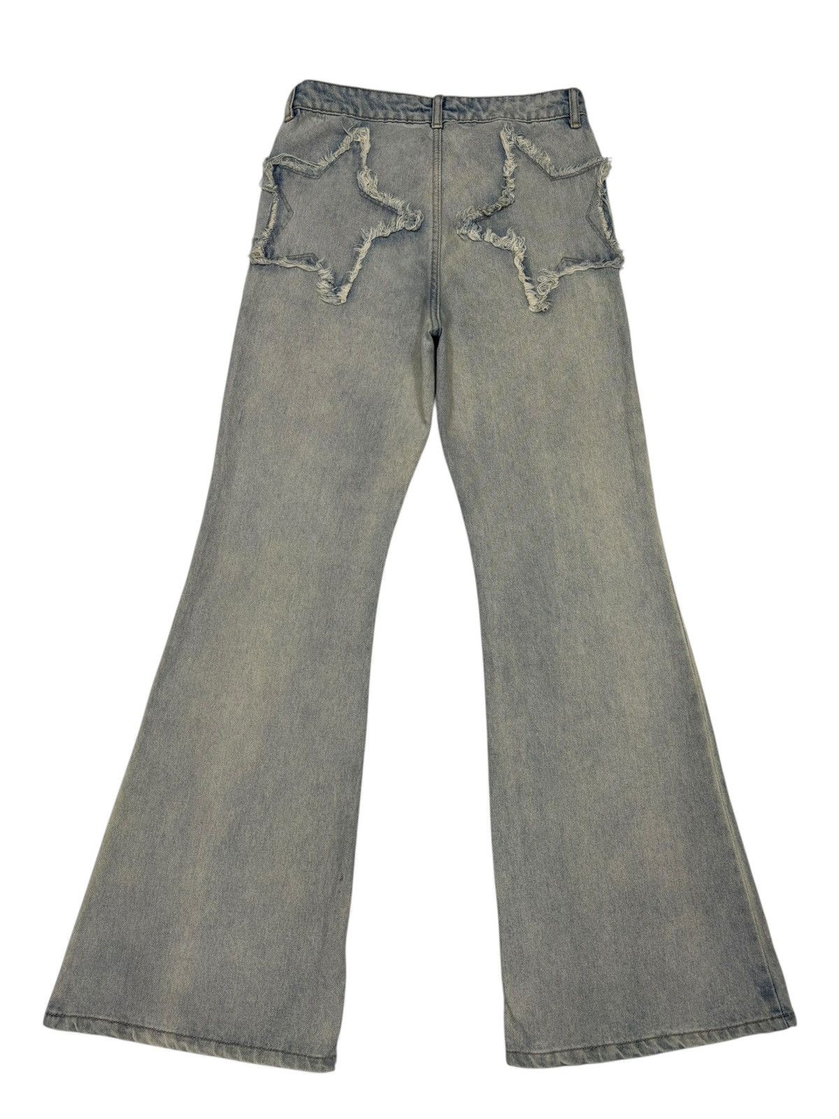 Heron Preston Heron Preston Star Embroidery Custom Made Flare Jeans Size US 28 / EU 44 - 7 Thumbnail