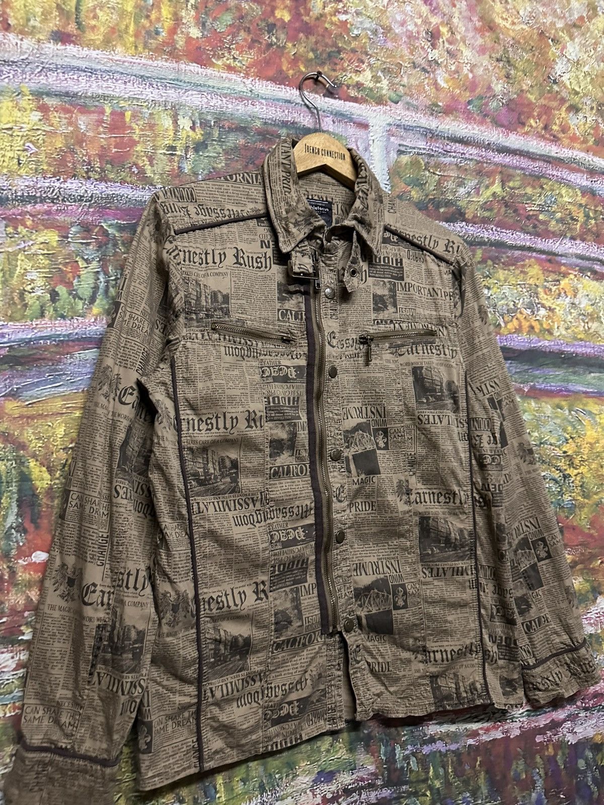 Japanese Brand Vintage Doublefocus full print jacket Size US M / EU 48-50 / 2 - 5 Thumbnail