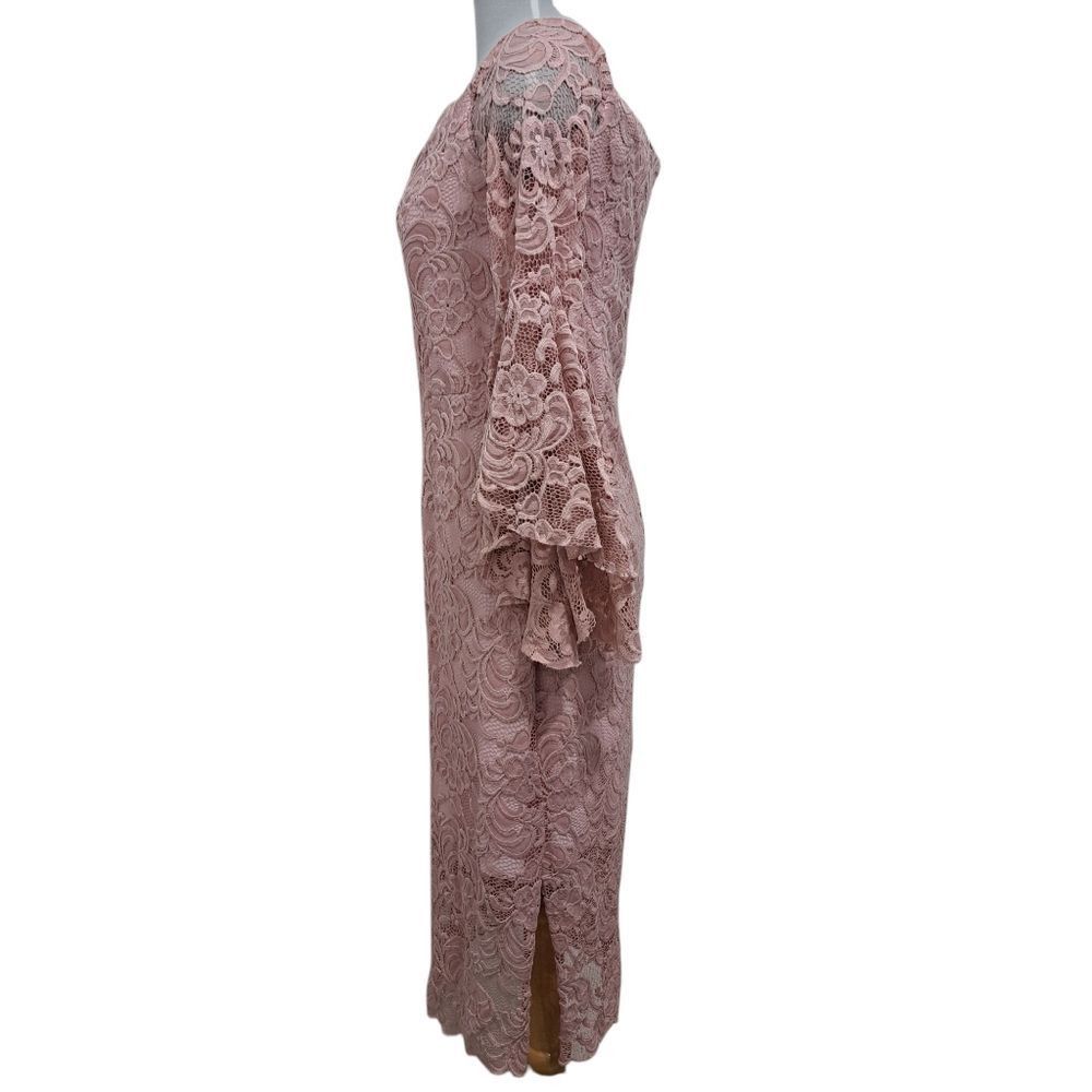 MILLY Milly Selena Off The Shoulder Floral Lace Romantic Dress Bel Size M / US 6-8 / IT 42-44 - 4 Thumbnail