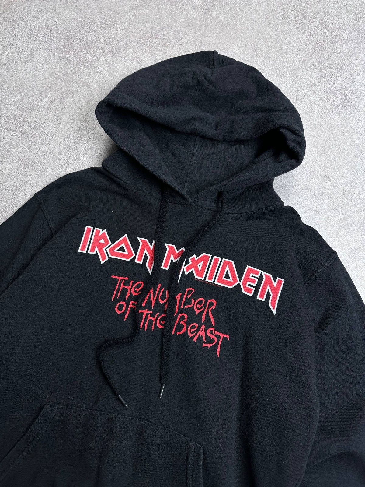 Band Tees Vintage Iron Maiden The Number Of The Beast Promo Hoodie m Size US M / EU 48-50 / 2 - 3 Thumbnail