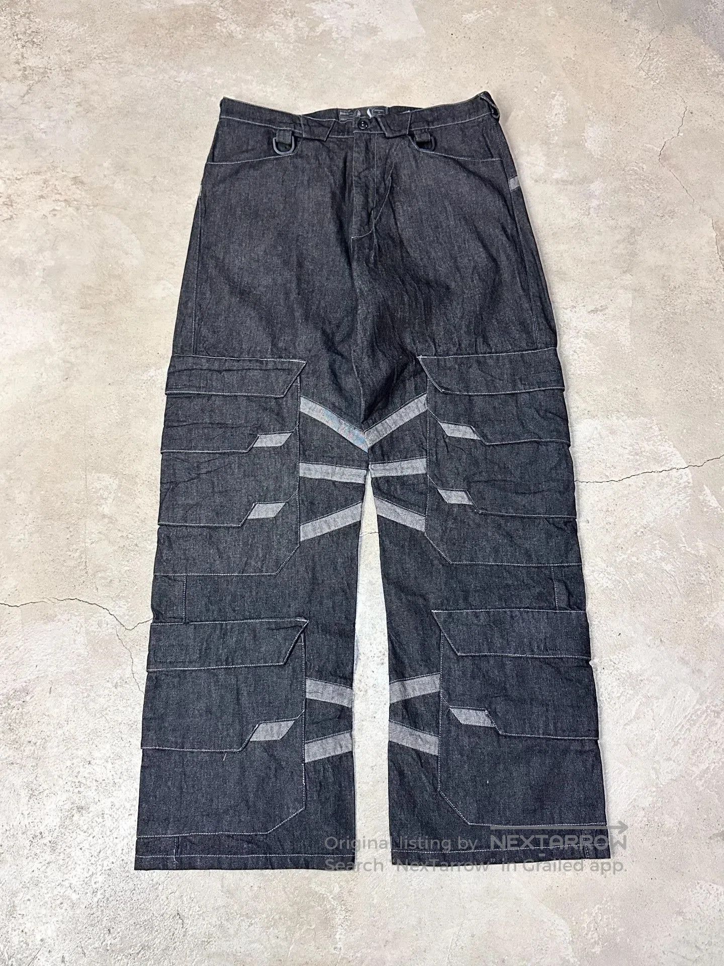 Vintage Vintage 90s Cyberdog Cargo Jeans. Size US 31 - 1 Thumbnail