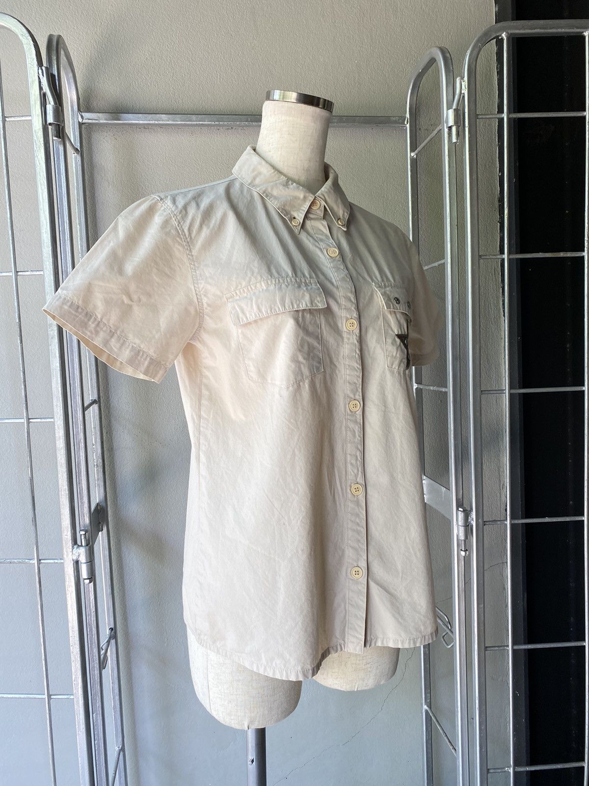 Designer јоку *gal Stellar Pocket Beige Shirt Size M / US 6-8 / IT 42-44 - 11 Thumbnail