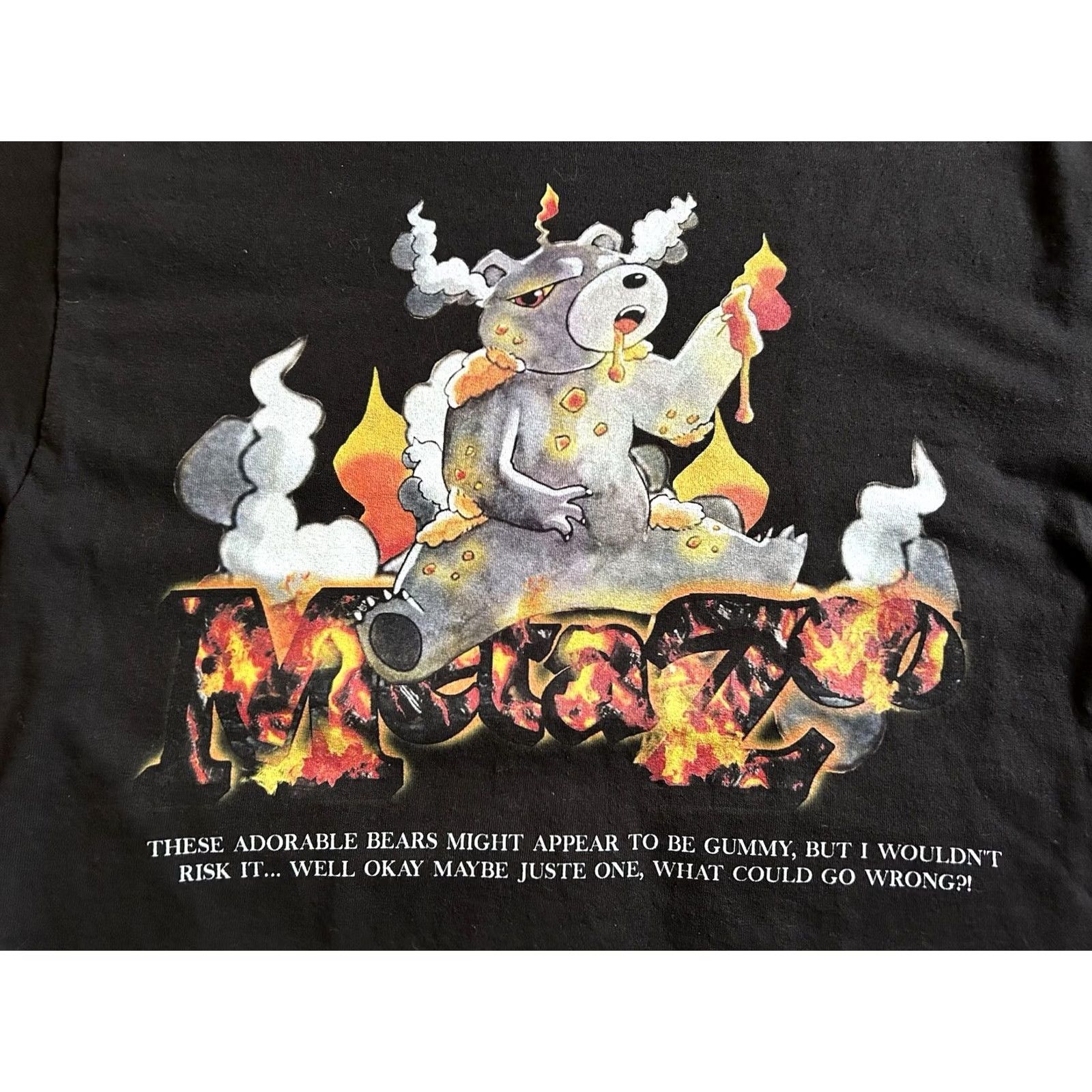Vintage DBruze x Metazoo CCG LAVA BEAR T-Shirt Black Size M Crew Neck Short Sleeve Mens Cotton Graphic 90s Mythical Size US M / EU 48-50 / 2 - 3 Thumbnail