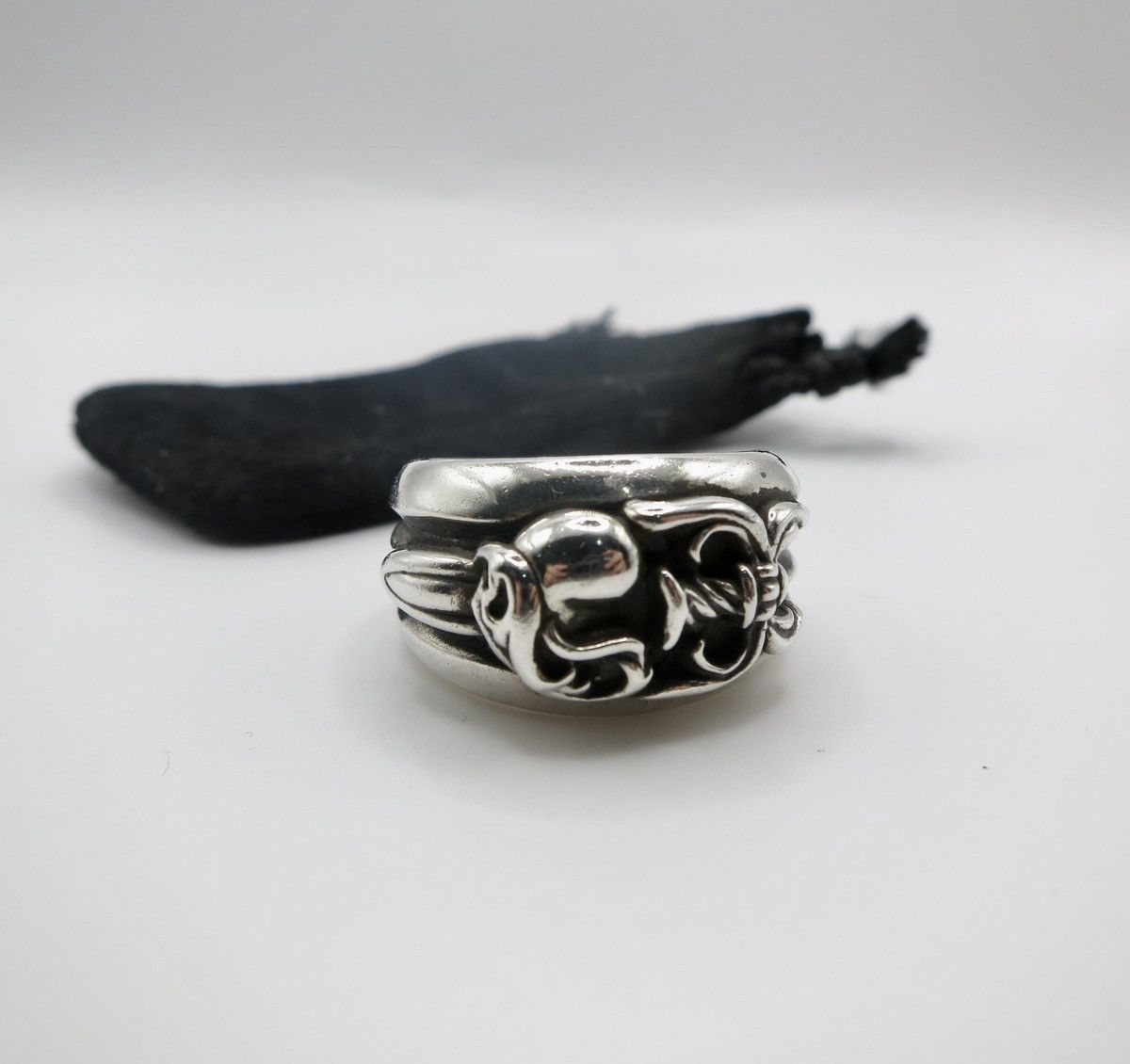 Chrome Hearts Chrome Hearts Dagger Heart Ring Size 12-12.5 | Grailed