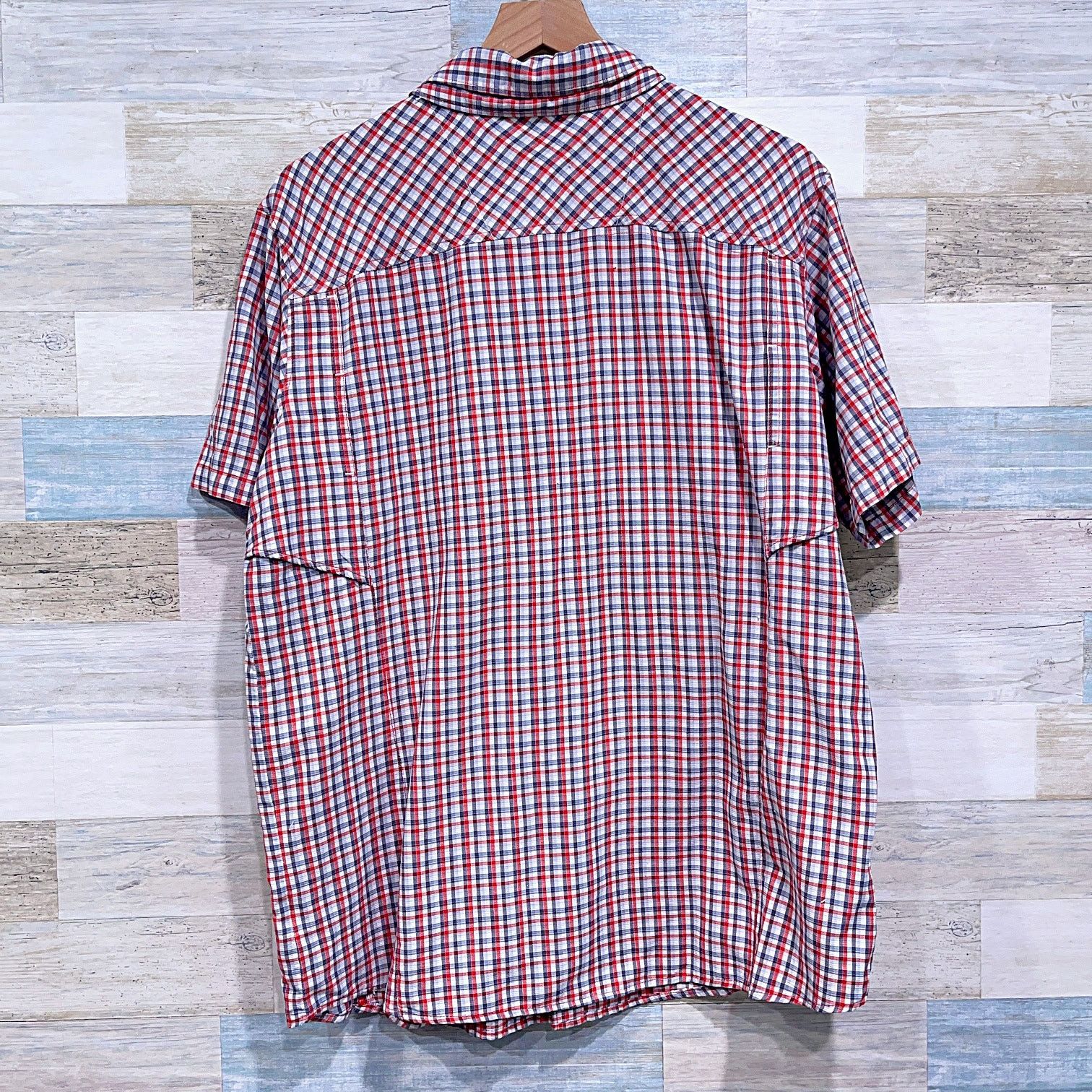 Columbia Columbia Short Sleeve Silver Ridge Hiking Shirt Gray Red L Size US L / EU 52-54 / 3 - 3 Thumbnail