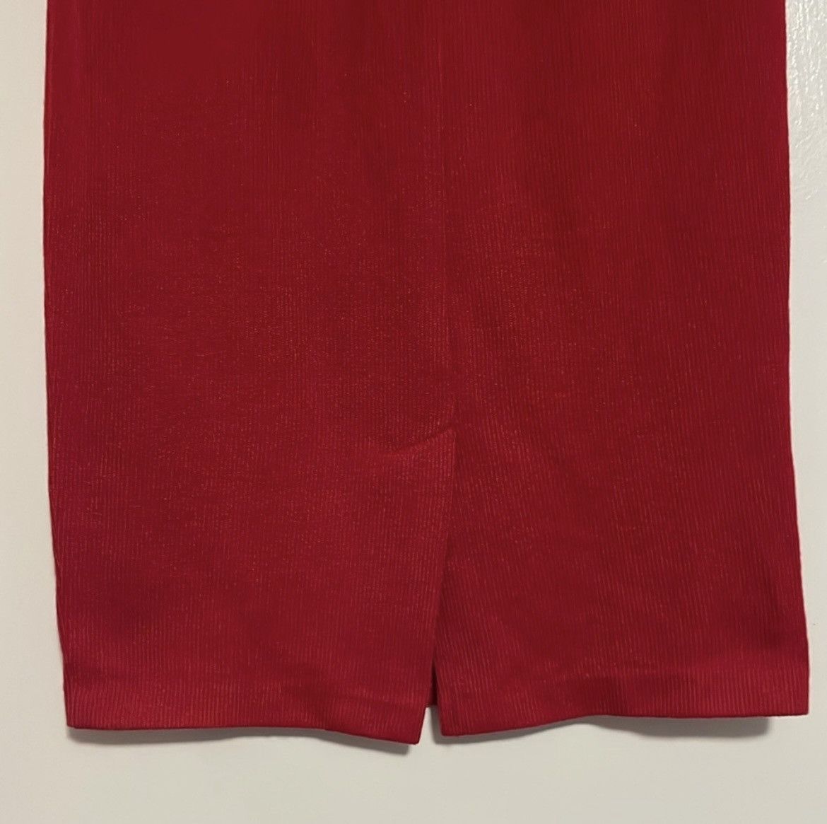 Other Red Midi Pencil Skirt Size 28" / US 6 / IT 42 - 5 Thumbnail