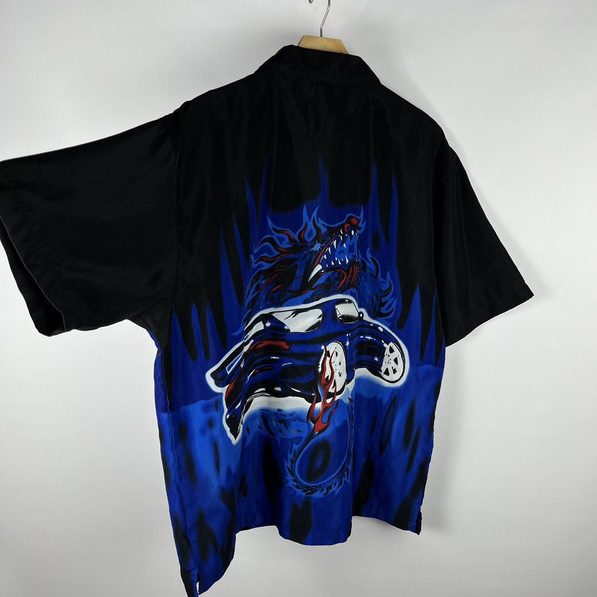 Vintage Vintage Japanese Dragon Mazda rx-7 rare y2k crazy shirt 90’s Size US XL / EU 56 / 4 - 10 Thumbnail