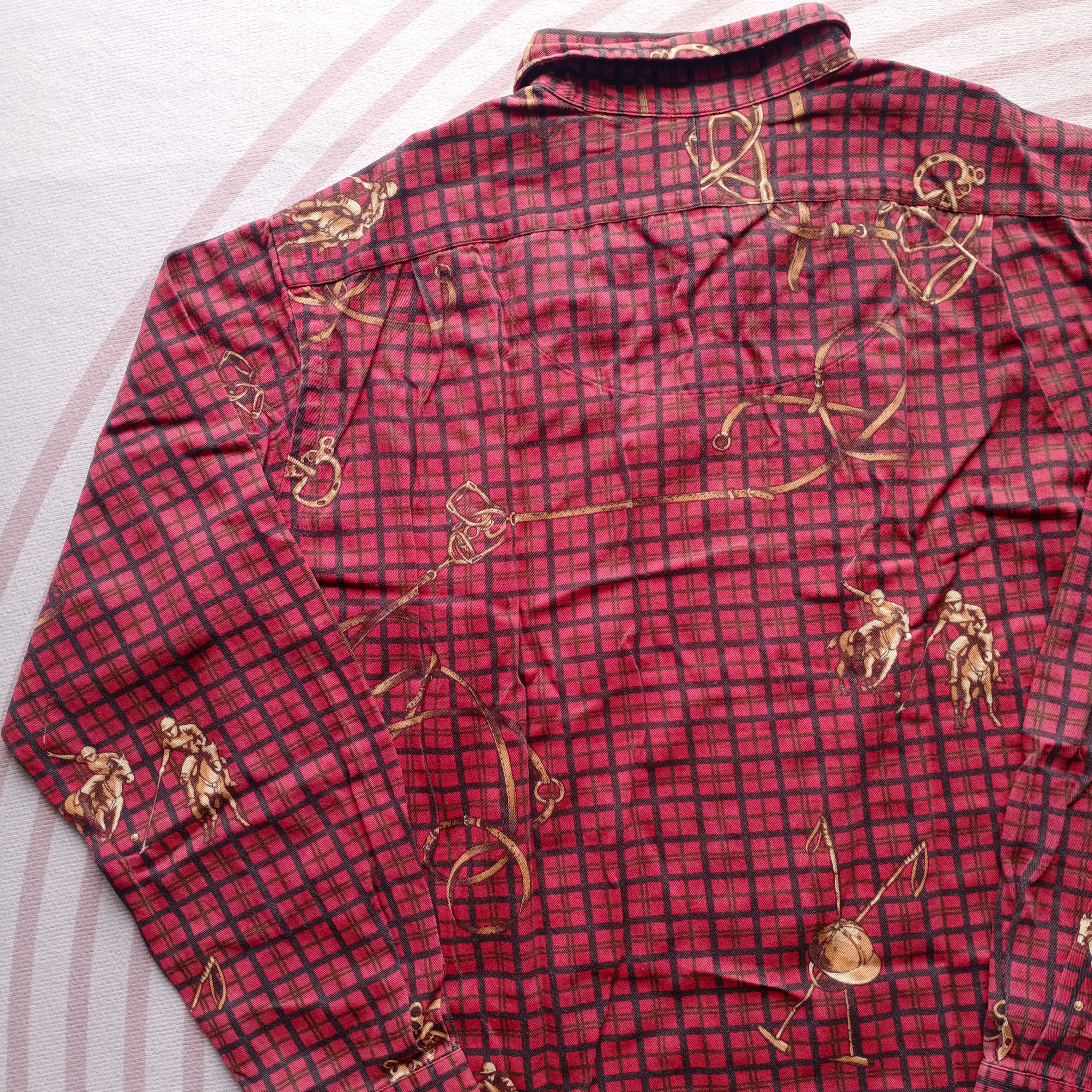 Ralph Lauren Vintage 90s Polo Ralph Lauren RL Pheasant Plaid Hunting Size US L / EU 52-54 / 3 - 10 Thumbnail