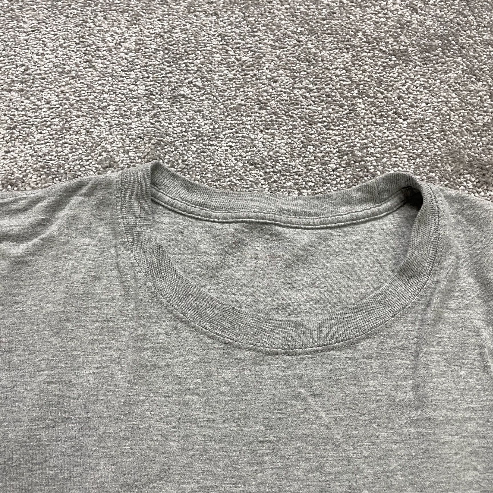 Champion Champion Crew Neck T-Shirt Mens 2XL Gray Long Sleeve Cotton Casual Outdoor Size US XXL / EU 58 / 5 - 4 Thumbnail