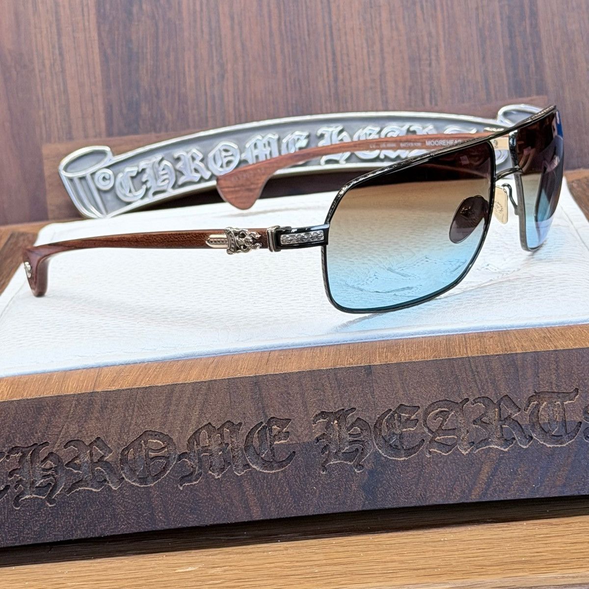 Chrome Hearts Chrome Hearts MOOREHEAD 1/1 Sunglasses Size ONE SIZE - 6 Thumbnail