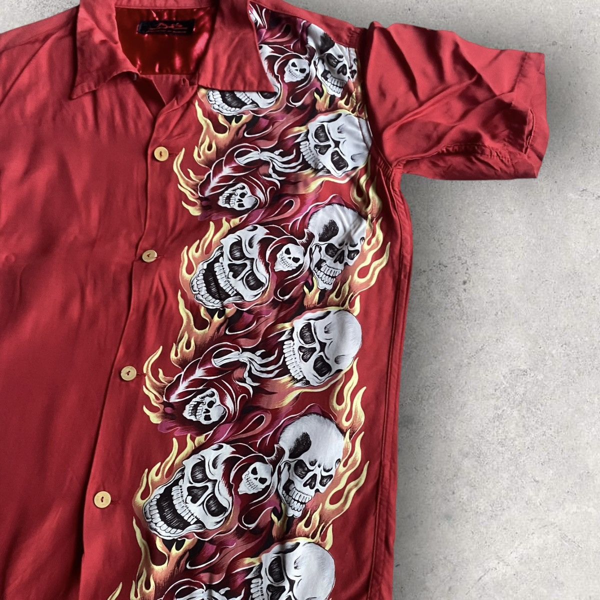 Hysteric Glamour Vintage Skull Snake Rayon Shirt Size US S / EU 44-46 / 1 - 2 Thumbnail