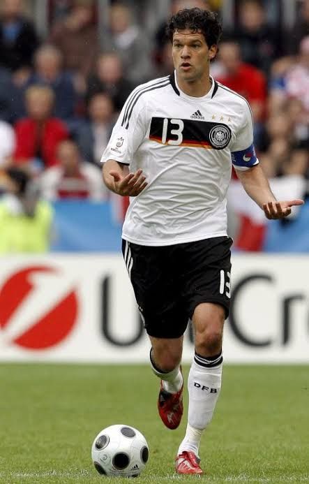 Adidas Germany home 2008/2009 michael ballack jersey football Size US L / EU 52-54 / 3 - 14 Thumbnail