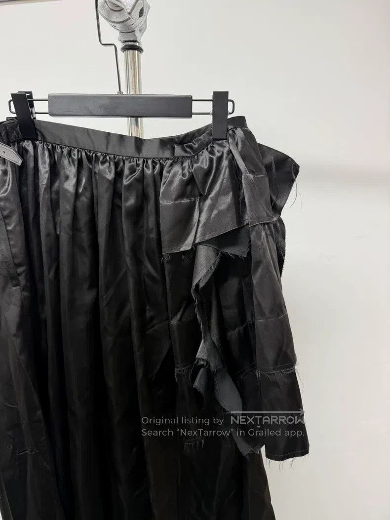 Comme des Garcons Comme Des Garcons size S Silky pleated distressed skirt Size 23" - 5 Thumbnail