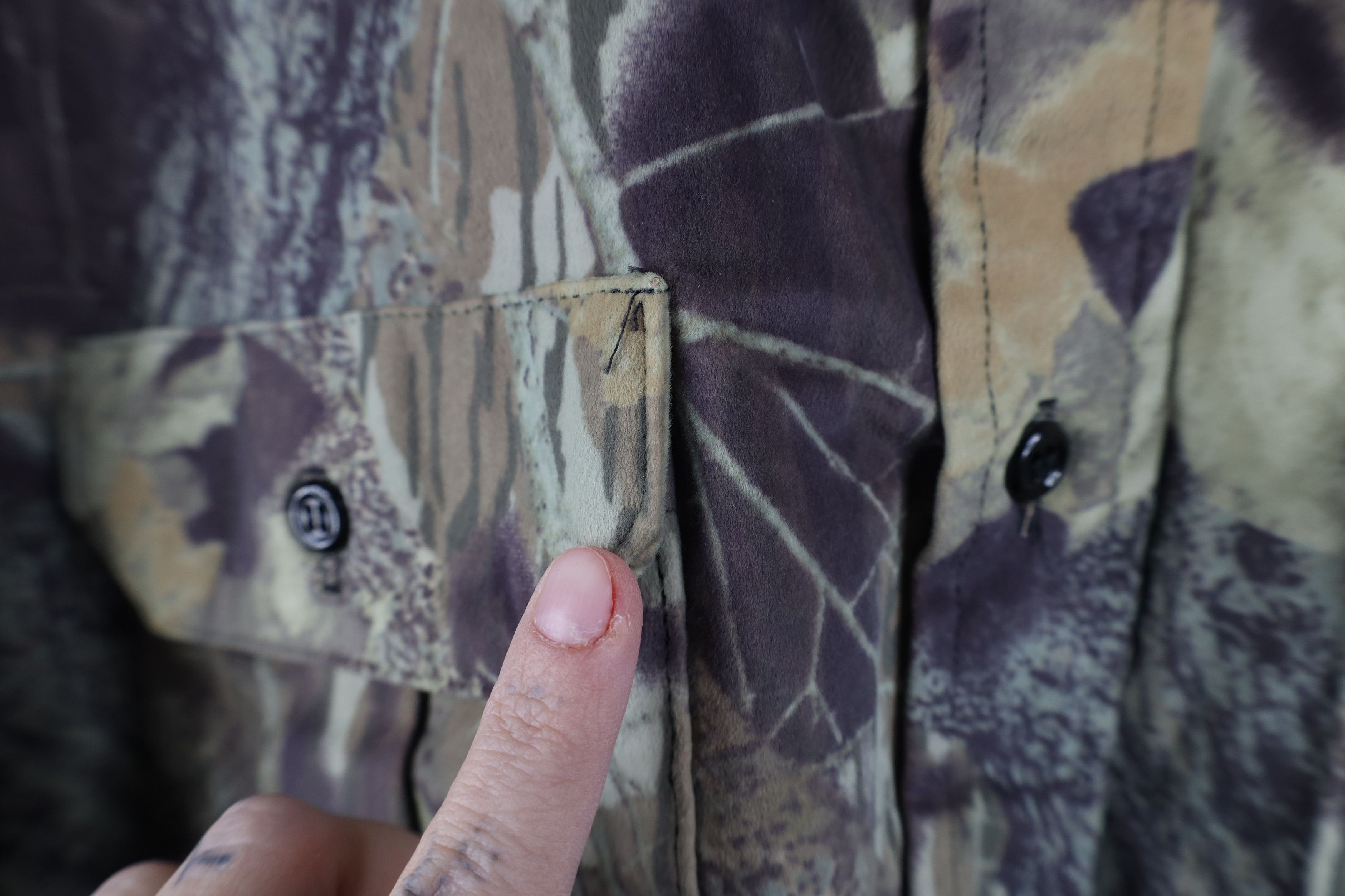Vintage Vintage 90s Streetwear Camouflage Shirt Jacket Jac USA Size US XL / EU 56 / 4 - 5 Thumbnail