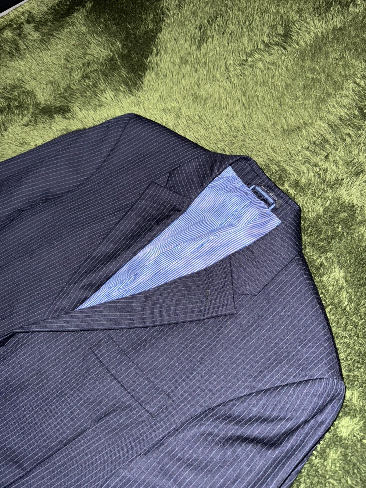 Tommy Hilfiger [40R] Tommy Hilfiger USA Classic Fit Stripe Blazer Navy Size US M / EU 48-50 / 2 - 2 Thumbnail