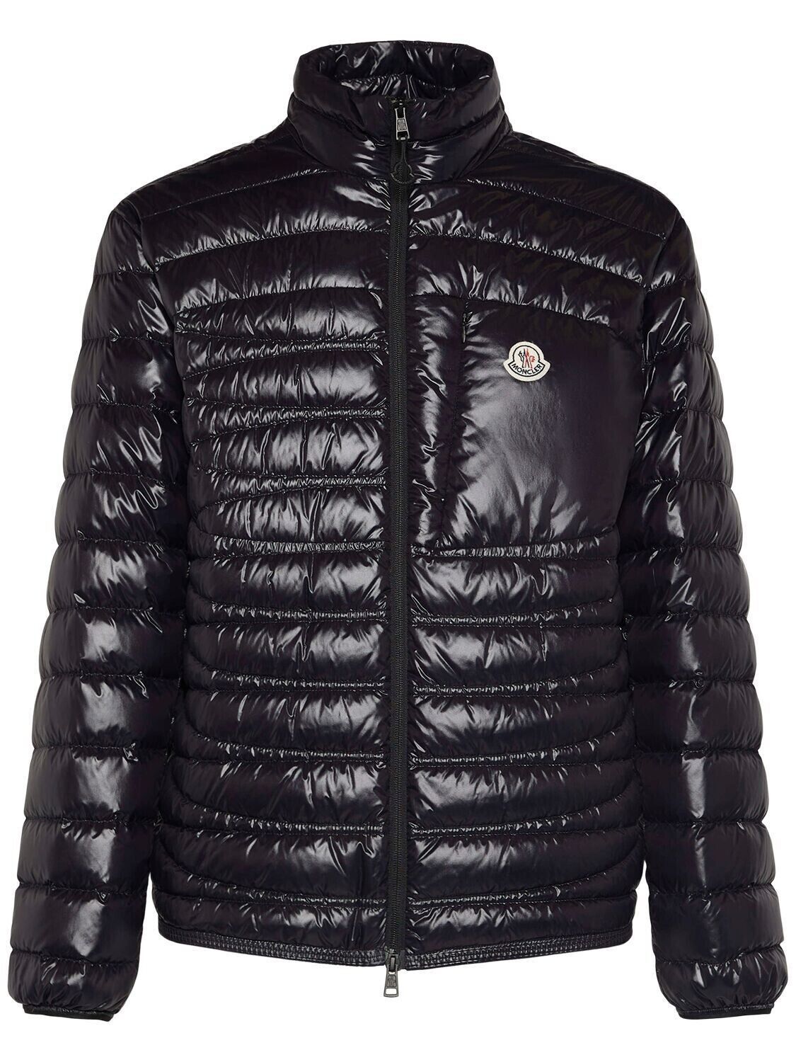 Moncler MONCLER BERRIAT BLACK DOWN GLOSSY JACKET | Grailed