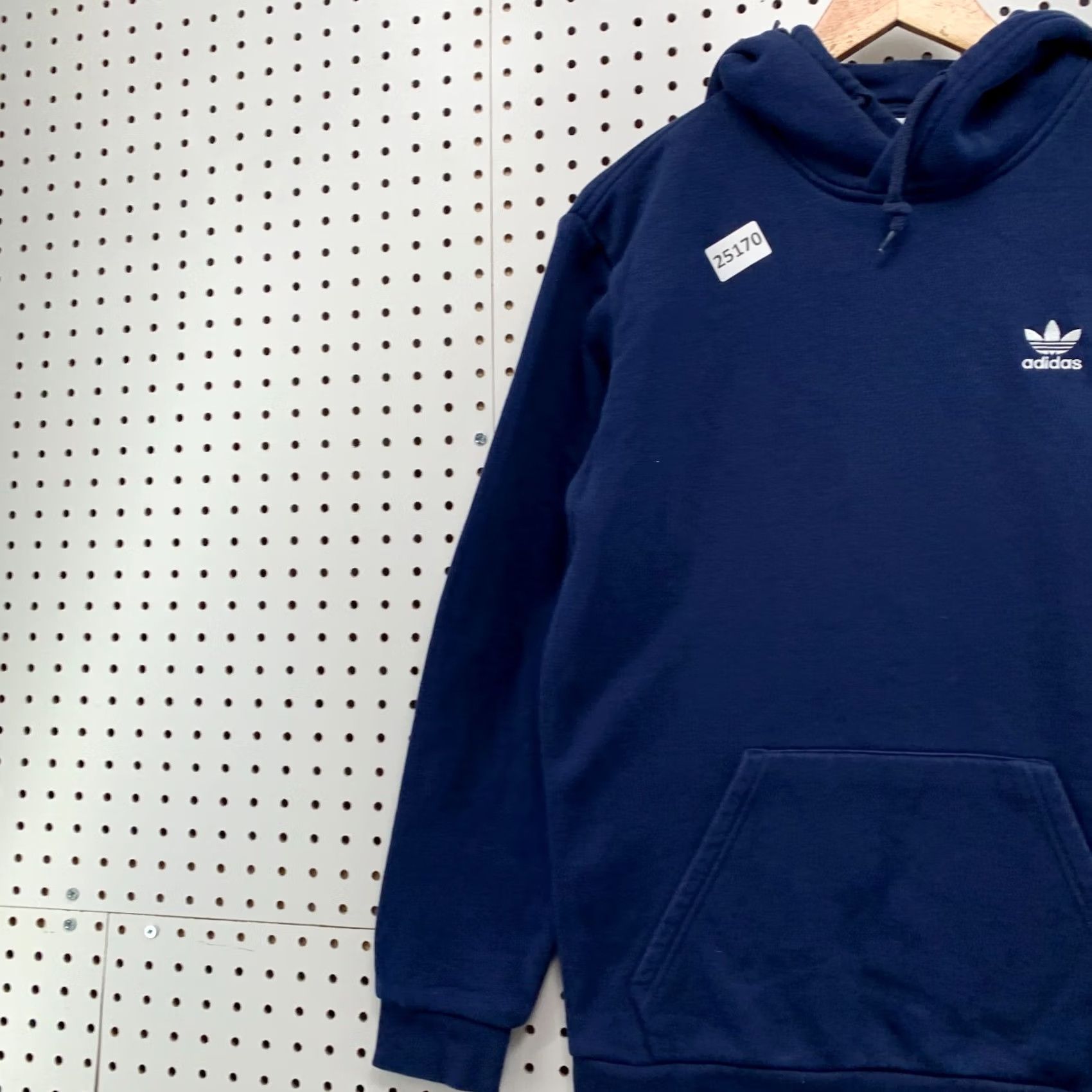 Adidas Adidas Originals Sweatshirt Navy Blue White Logo Mens Small Hooded Size US S / EU 44-46 / 1 - 3 Thumbnail