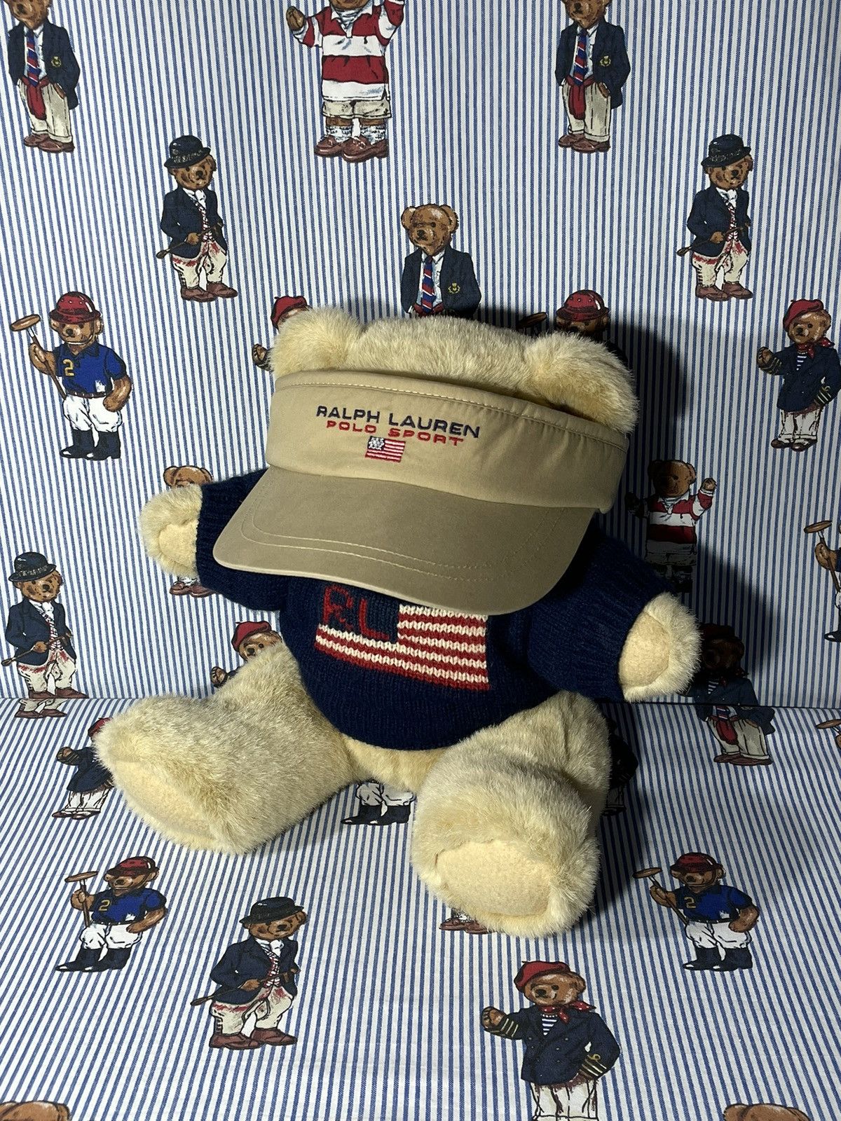 Polo Ralph Lauren × RRL Ralph Lauren × Ralph Lauren Visor Polo Sport OG Vintage Size ONE SIZE - 1 Thumbnail