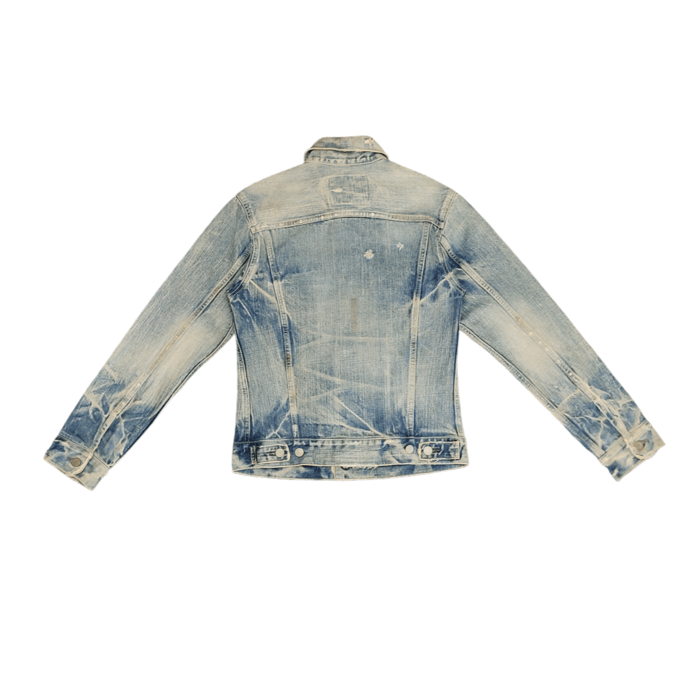 Number (N)ine × Undercover 1990s Spellbound Clawmark Distress Faded Denim Jacket Size US S / EU 44-46 / 1 - 10 Thumbnail
