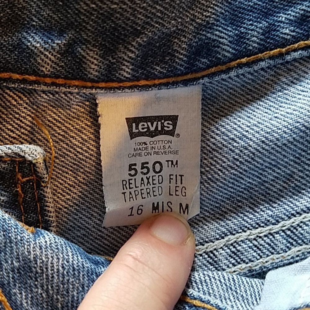 Levi's Vintage Levi's 550 16 Miss Med Relaxed Tapered Leg Size 38" / US 16 / IT 52 - 2 Thumbnail