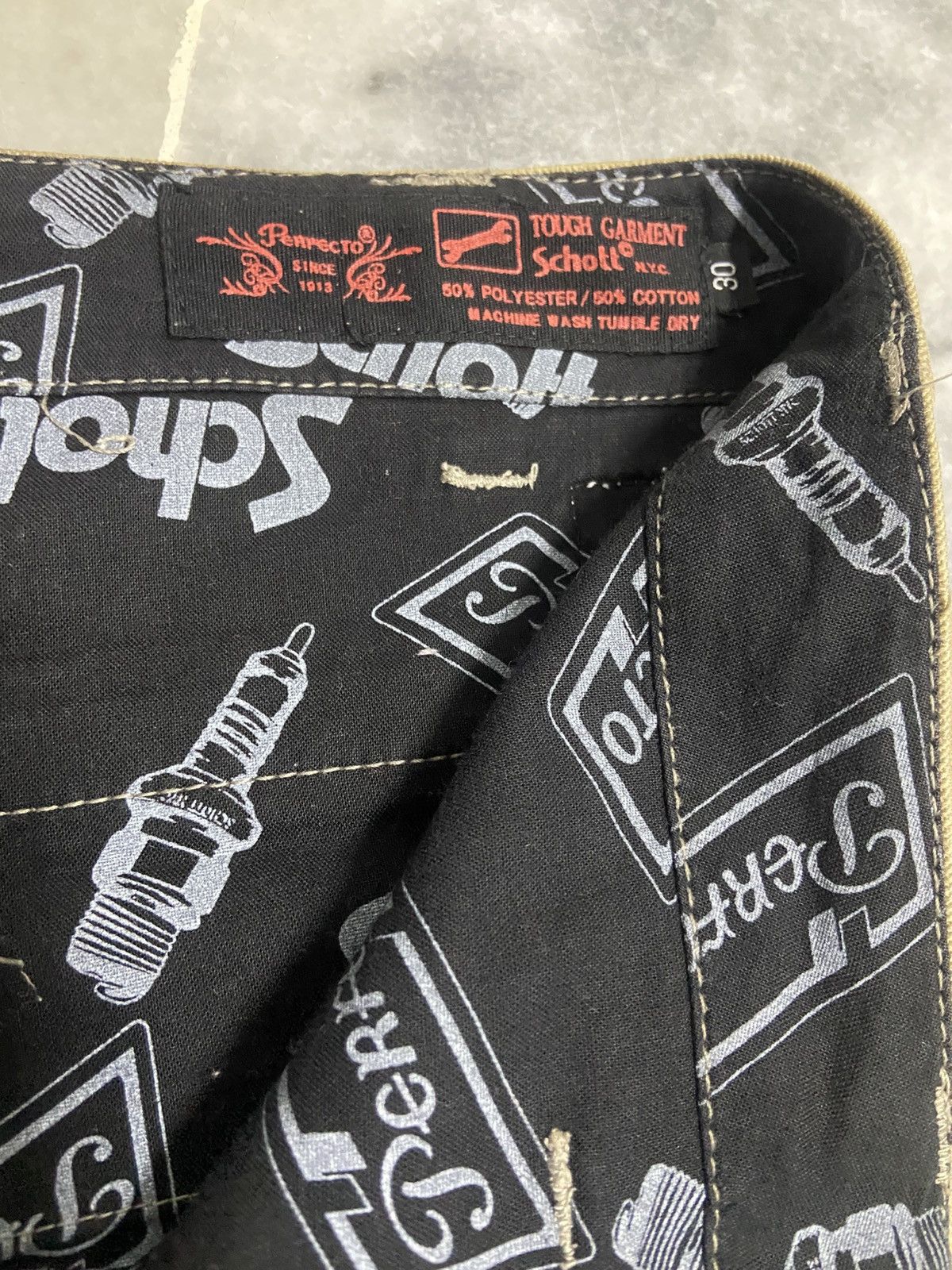 Schott × Vintage Vintage Schott Perfecto Works Pants Size US 30 / EU 46 - 9 Thumbnail