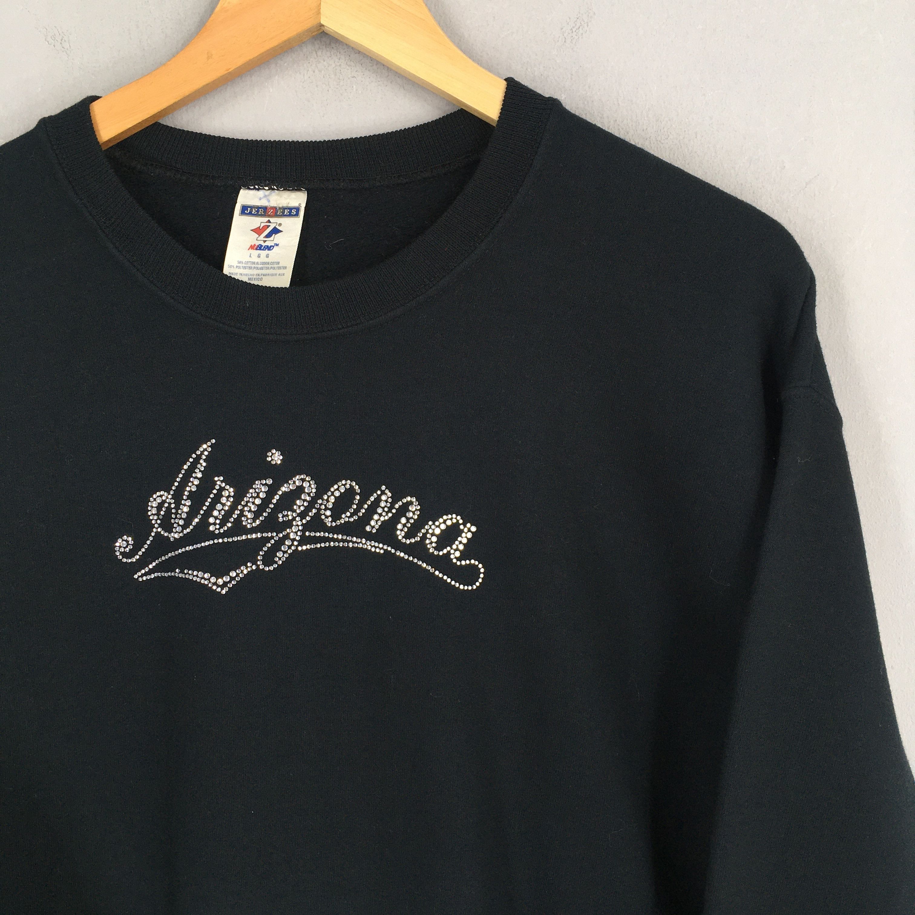 Arizona Jean Co. × Jerzees Vintage Arizona State Black Sweatshirt Large Size US L / EU 52-54 / 3 - 2 Thumbnail
