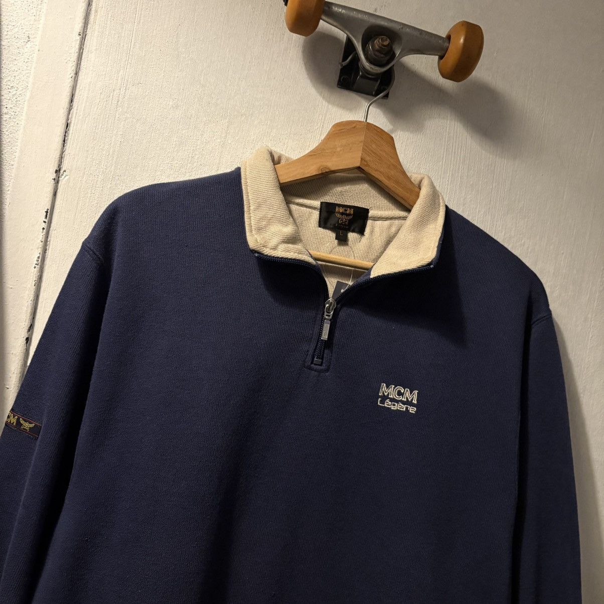 MCM Vintage MCM Halfzipper Sweater Size US M / EU 48-50 / 2 - 1 Thumbnail