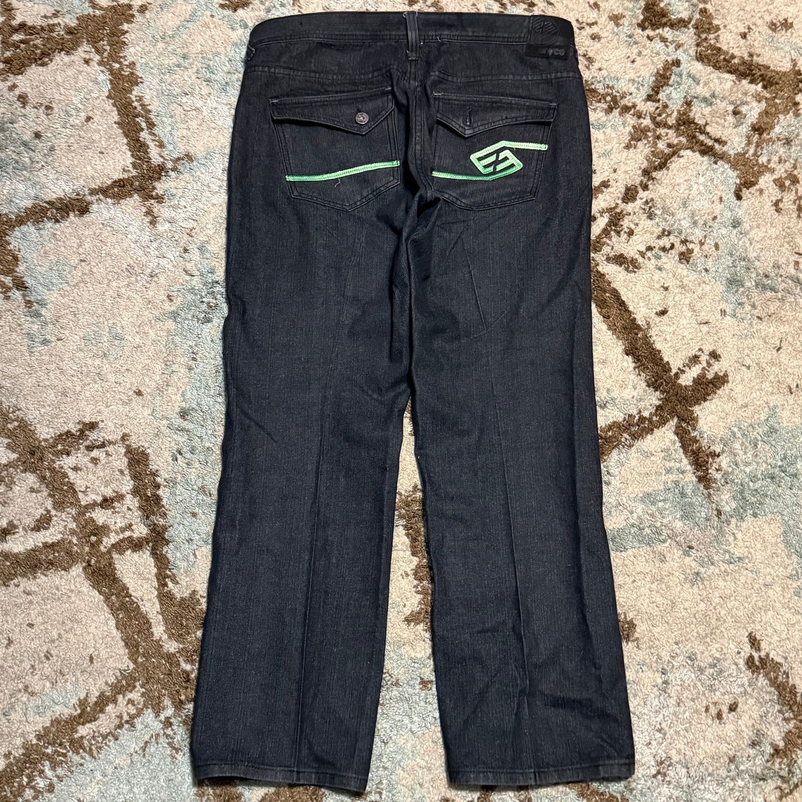 Enyce Vintage Enyce Baggy Jeans Size 40x32 Y2K Wide Leg Black Size US 40 / EU 56 - 1 Thumbnail
