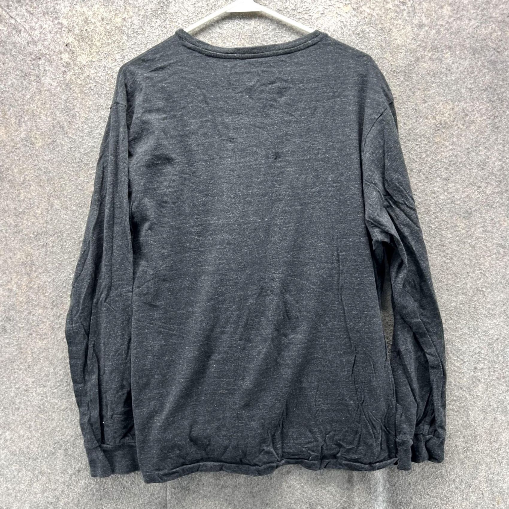 Polo Ralph Lauren Polo Ralph Lauren Shirt Mens XL Gray Long Sleeve Crewneck Cotton Logo Pony Size US XL / EU 56 / 4 - 2 Thumbnail
