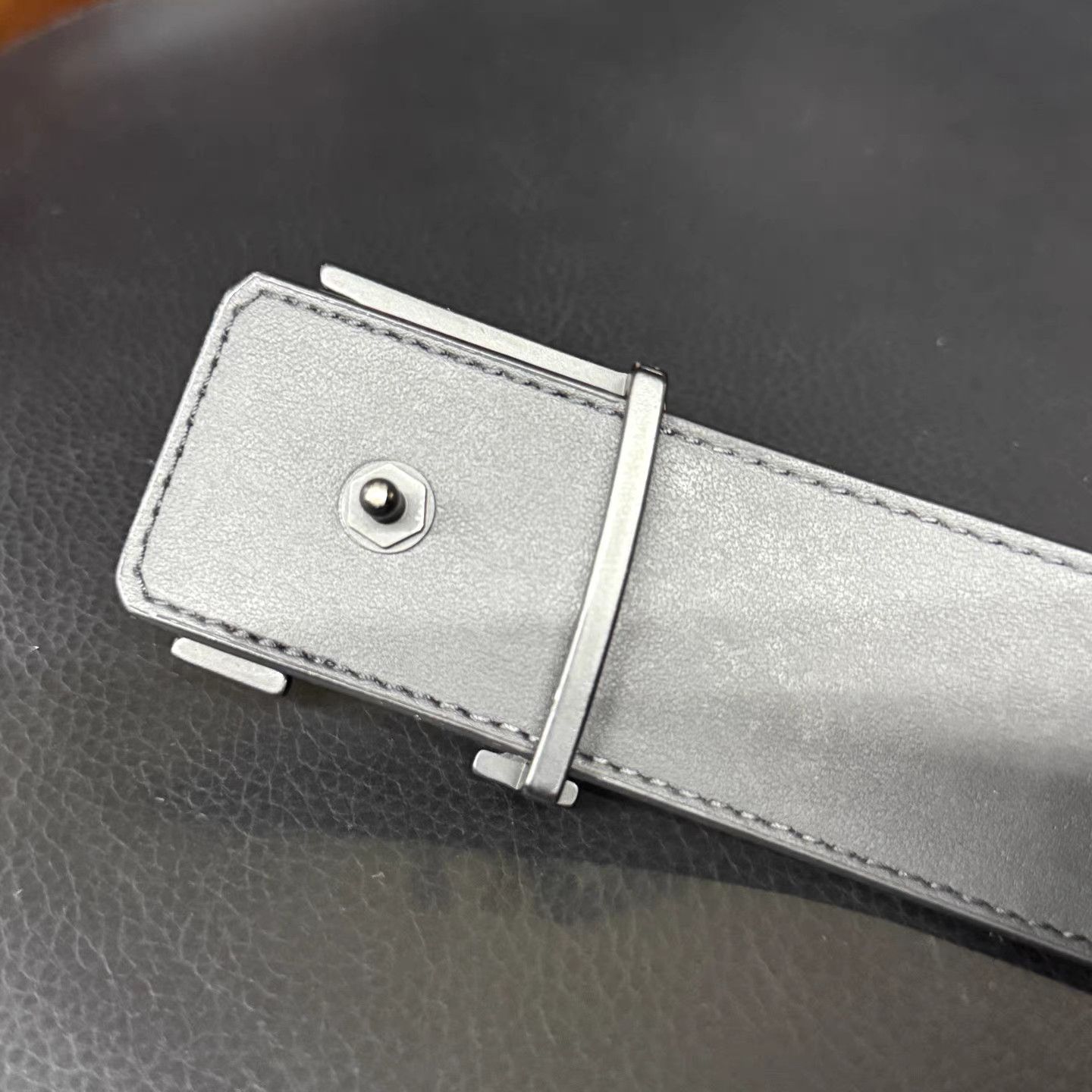 Louis Vuitton LV / Louis Vuitton Black Monogram Belt K15 Size ONE SIZE - 5 Thumbnail