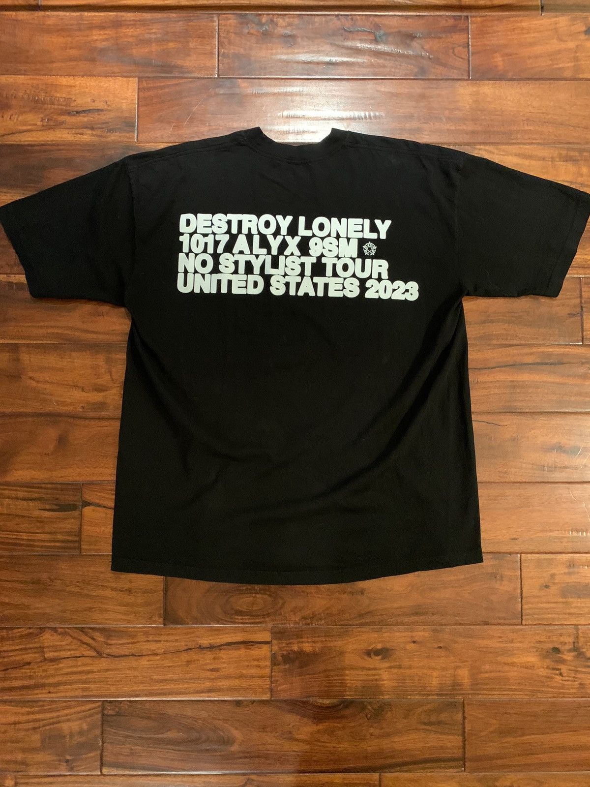 1017 ALYX 9SM × Destroy Lonely Destroy Lonely 1017 ALYX 9SM No Stylist Tour Tee Size US L / EU 52-54 / 3 - 1 Thumbnail