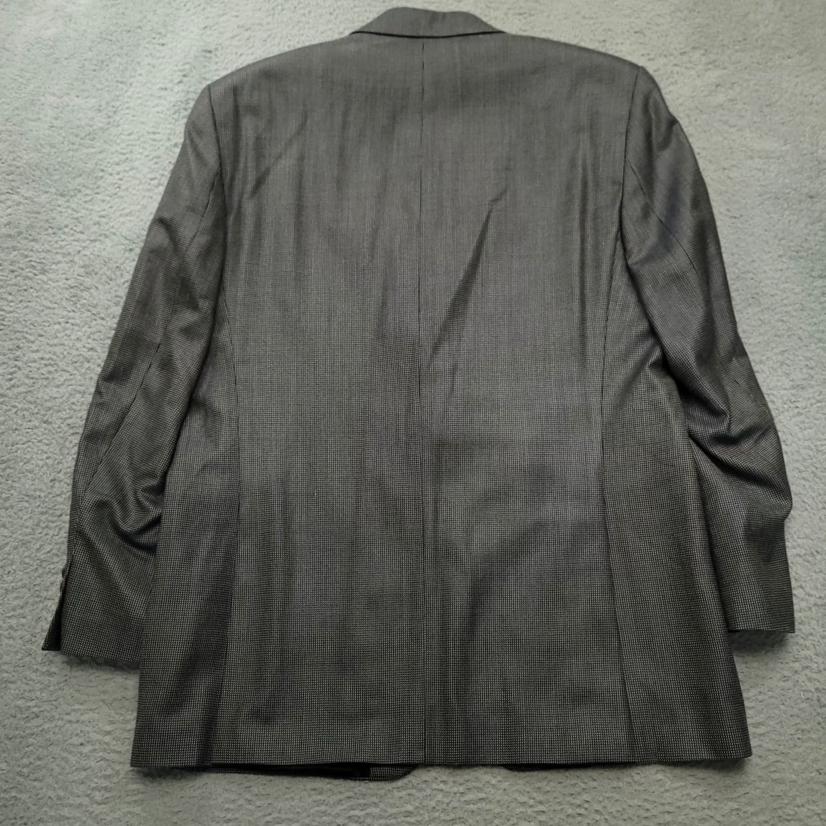 Ralph Lauren Lauren Ralph Lauren Blazer Men 44L Wool Silk Blue Polka Dot Tweed Notch Long Sleeve Jacket Suit Jacket Casual Business Party/Cocktail City Preppy Mens Size 44R - 2 Thumbnail