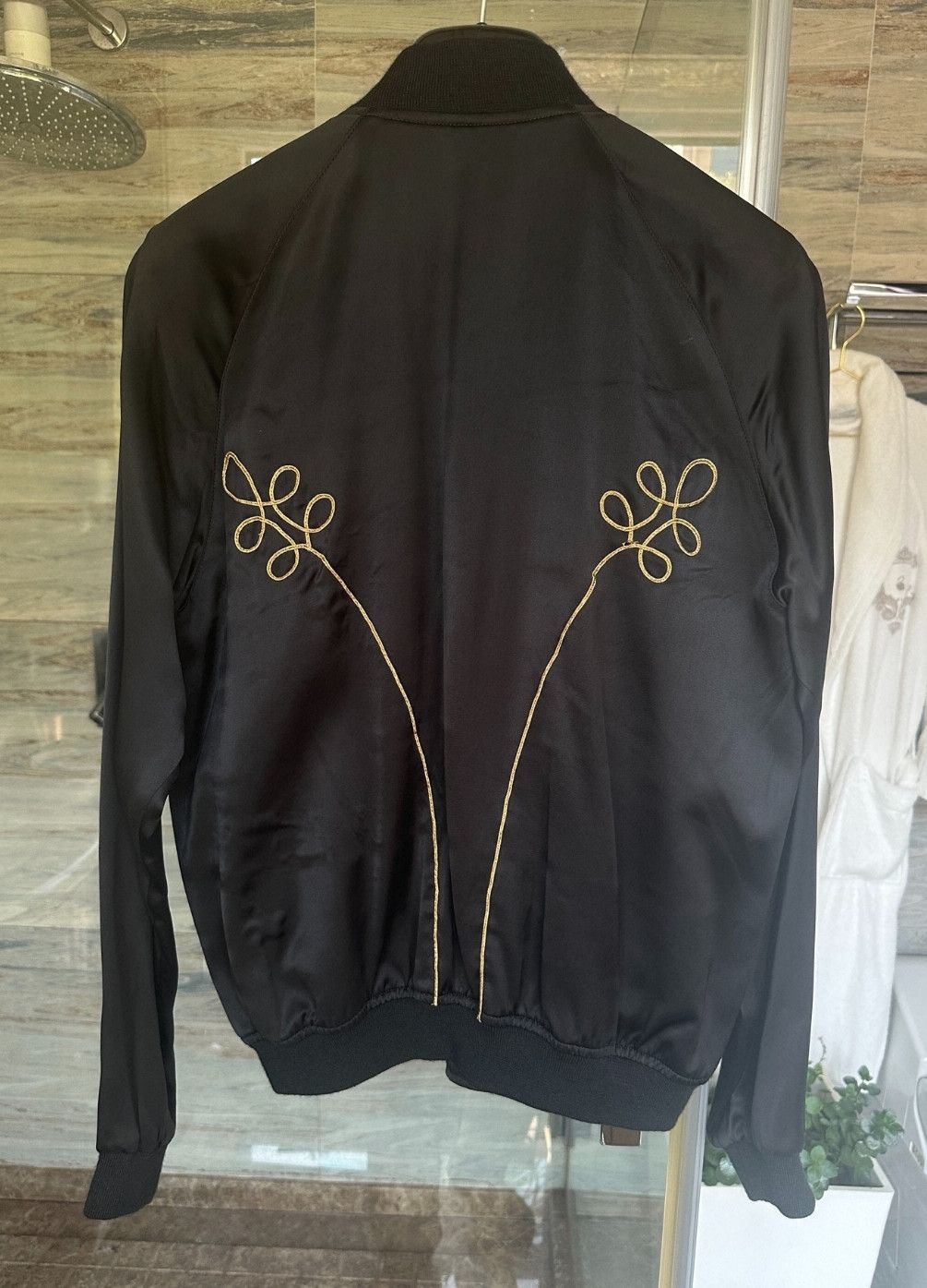 Saint Laurent Paris Saint Laurent Paris Gold thread embroidery court silk jack Size US M / EU 48-50 / 2 - 3 Thumbnail