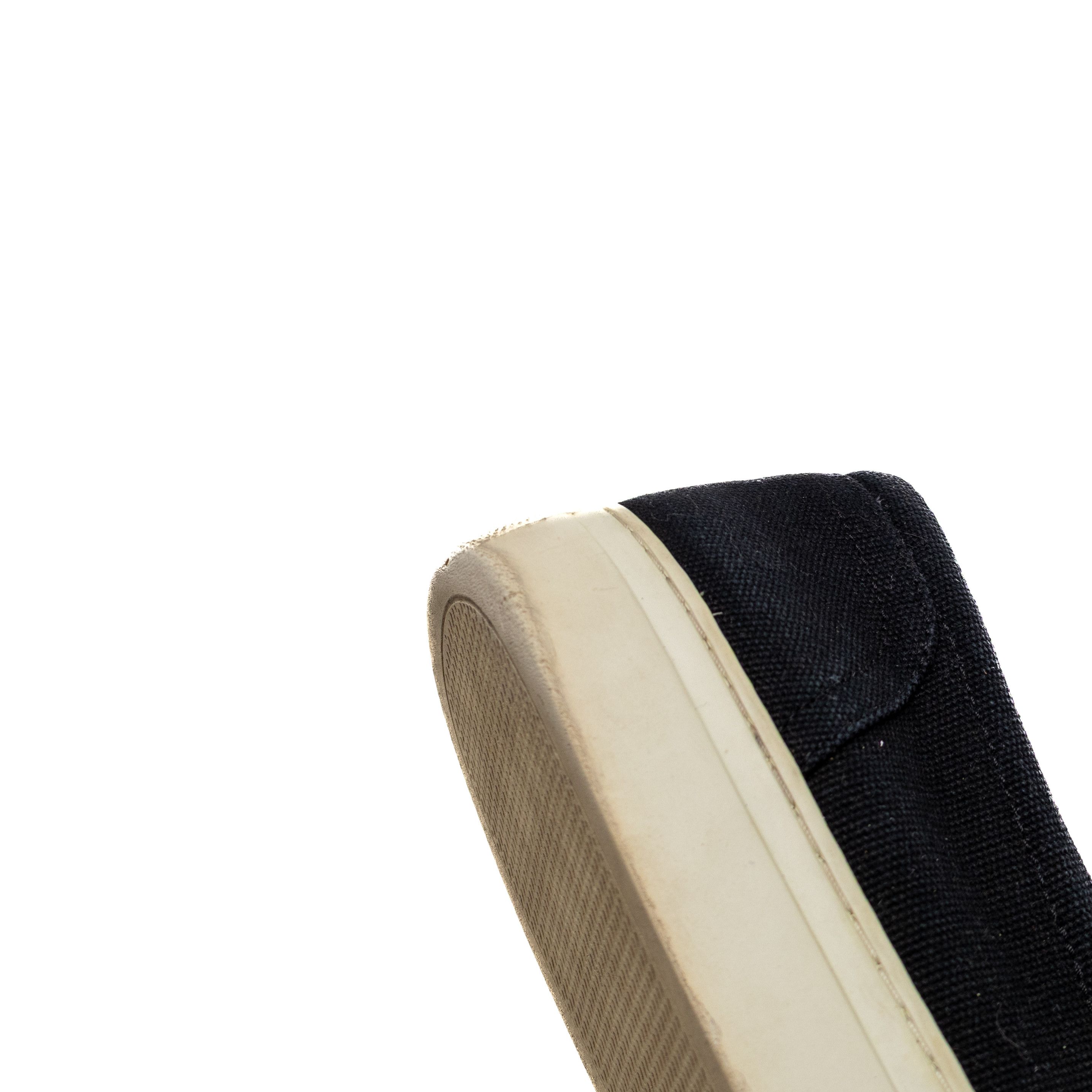 Kenzo Kenzo Men’s Black Canvas Slip-On Sneakers | Size 9 Size US 9 / EU 42 - 11 Thumbnail