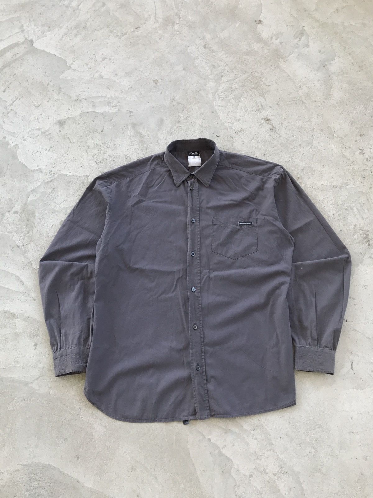 Dolce & Gabbana Vintage LongSleeve Shirt Dolce Gabbana Embroiled Logo Man’s Size US L / EU 52-54 / 3 - 1 Thumbnail
