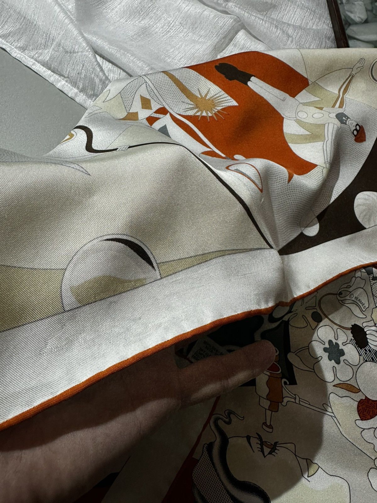 Hermes Authentic HERMES ScarfCarre 90 CA DECOIFFE 100% Silk Japan Size ONE SIZE - 14 Thumbnail