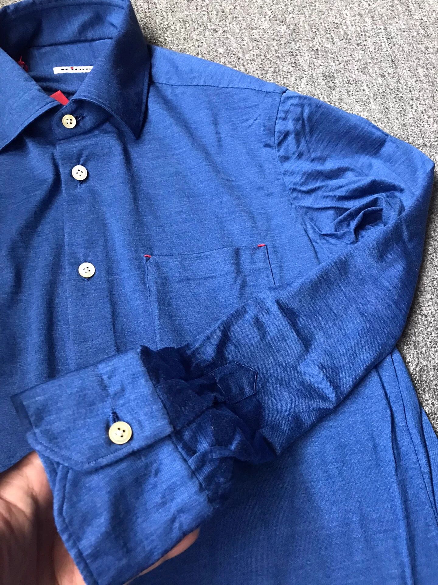 Kiton Kiton Shirt New Cashmere Silk Blend 40 Size US XXS / EU 40 - 5 Thumbnail