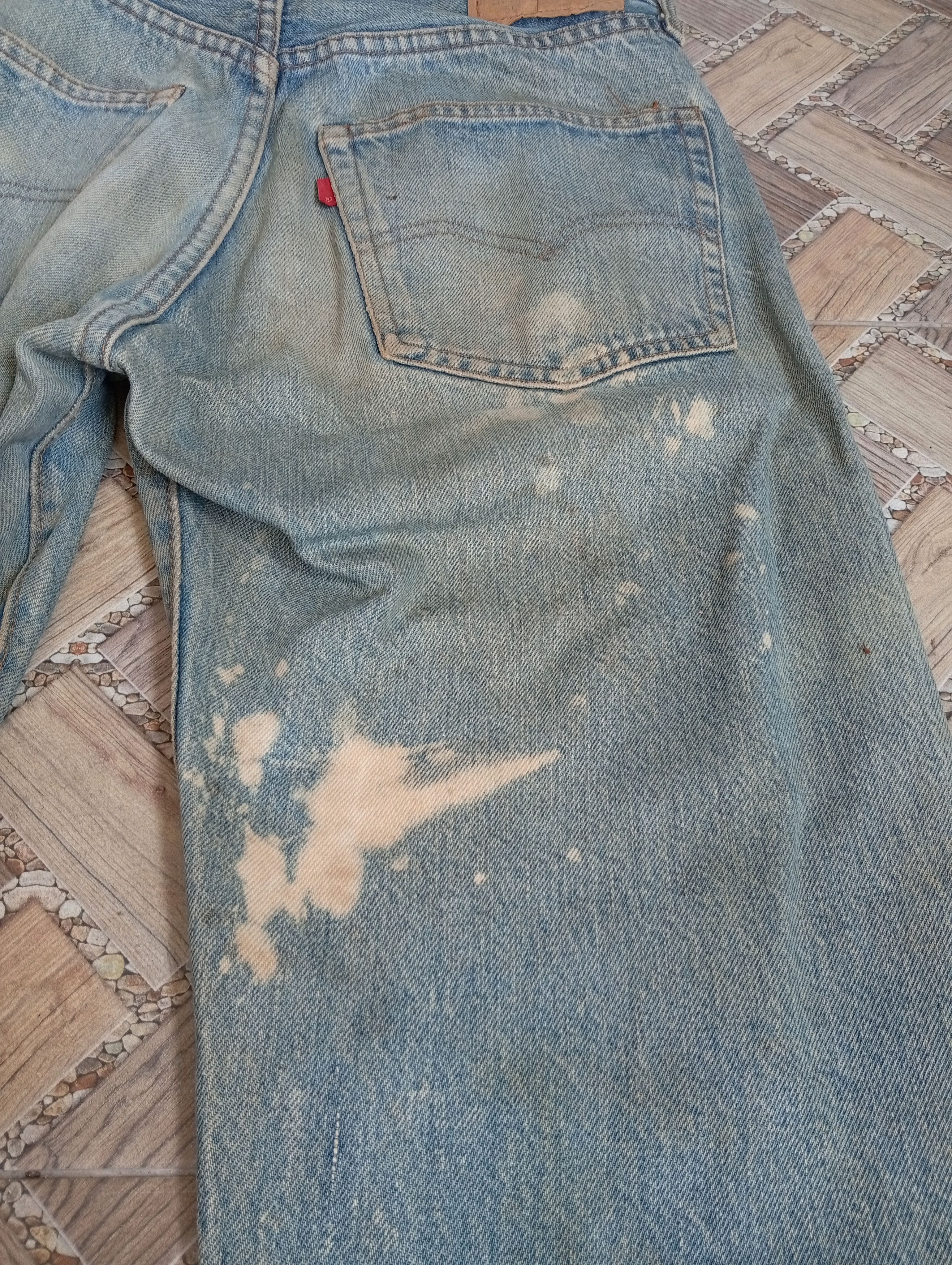 Levi's Vintage Clothing VTG 70's distressed Levi's 501 rendim Size US 31 - 8 Thumbnail