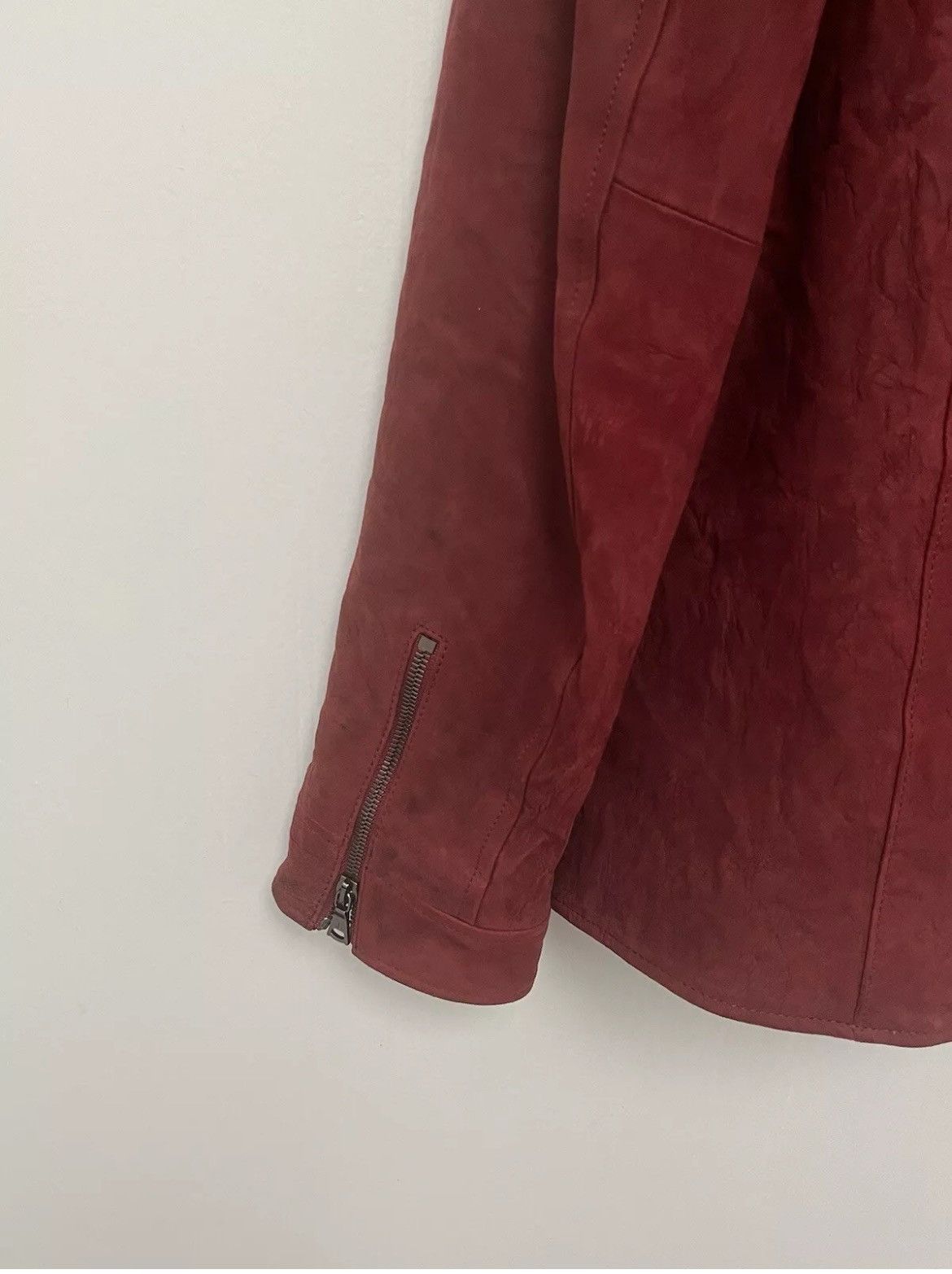 John Varvatos Ultimate burnished leather jacket. Size eu 48 US 38 Size US M / EU 48-50 / 2 - 10 Thumbnail