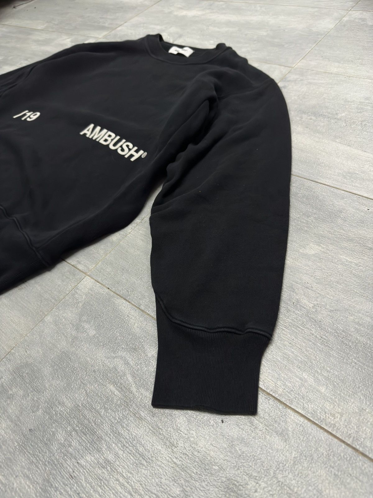 Ambush Design AMBUSH AW19 Crew Sweat Black Size US L / EU 52-54 / 3 - 3 Thumbnail