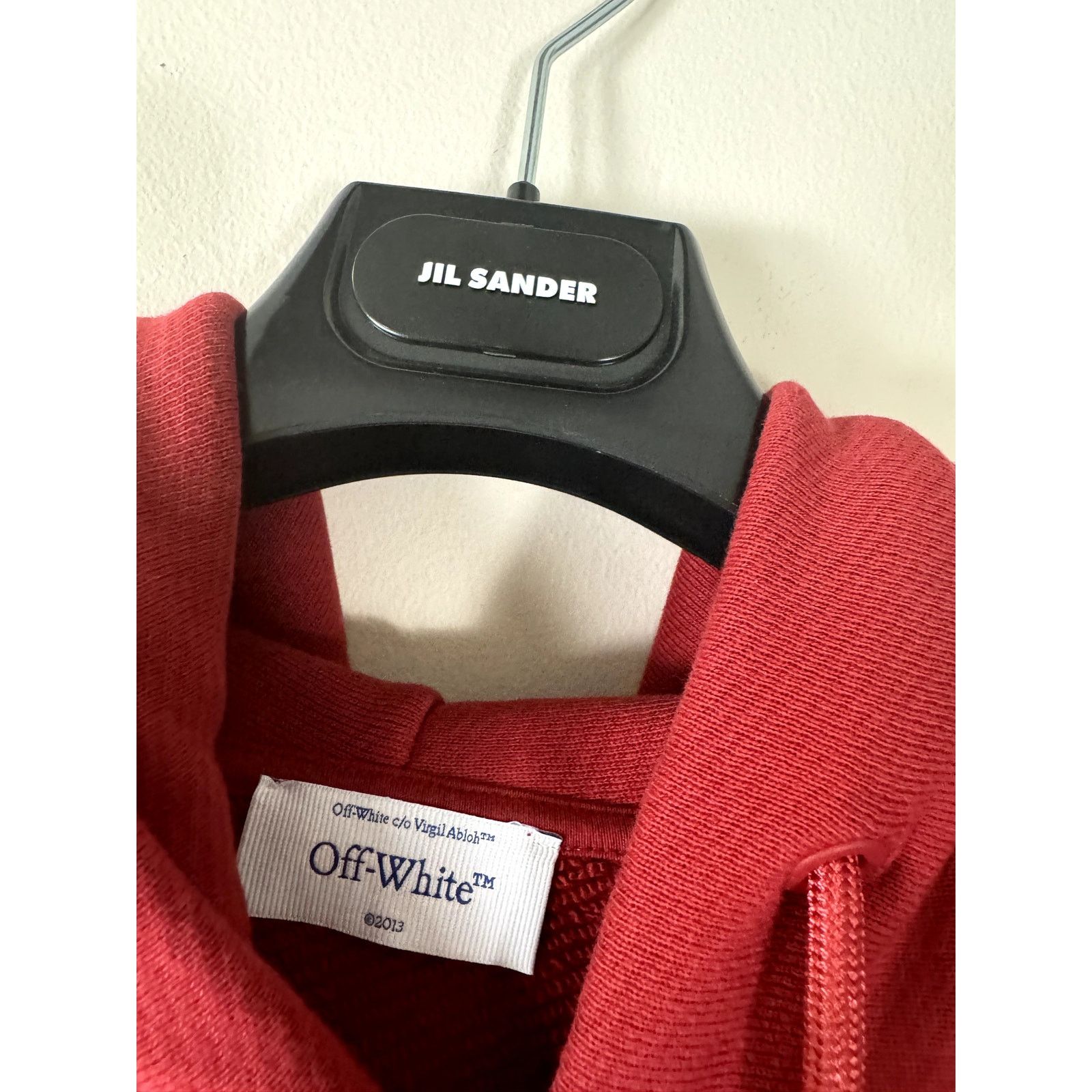 Off-White o1rshd1 No Offence Over Hoodie Rio in Red/White Size US M / EU 48-50 / 2 - 7 Thumbnail