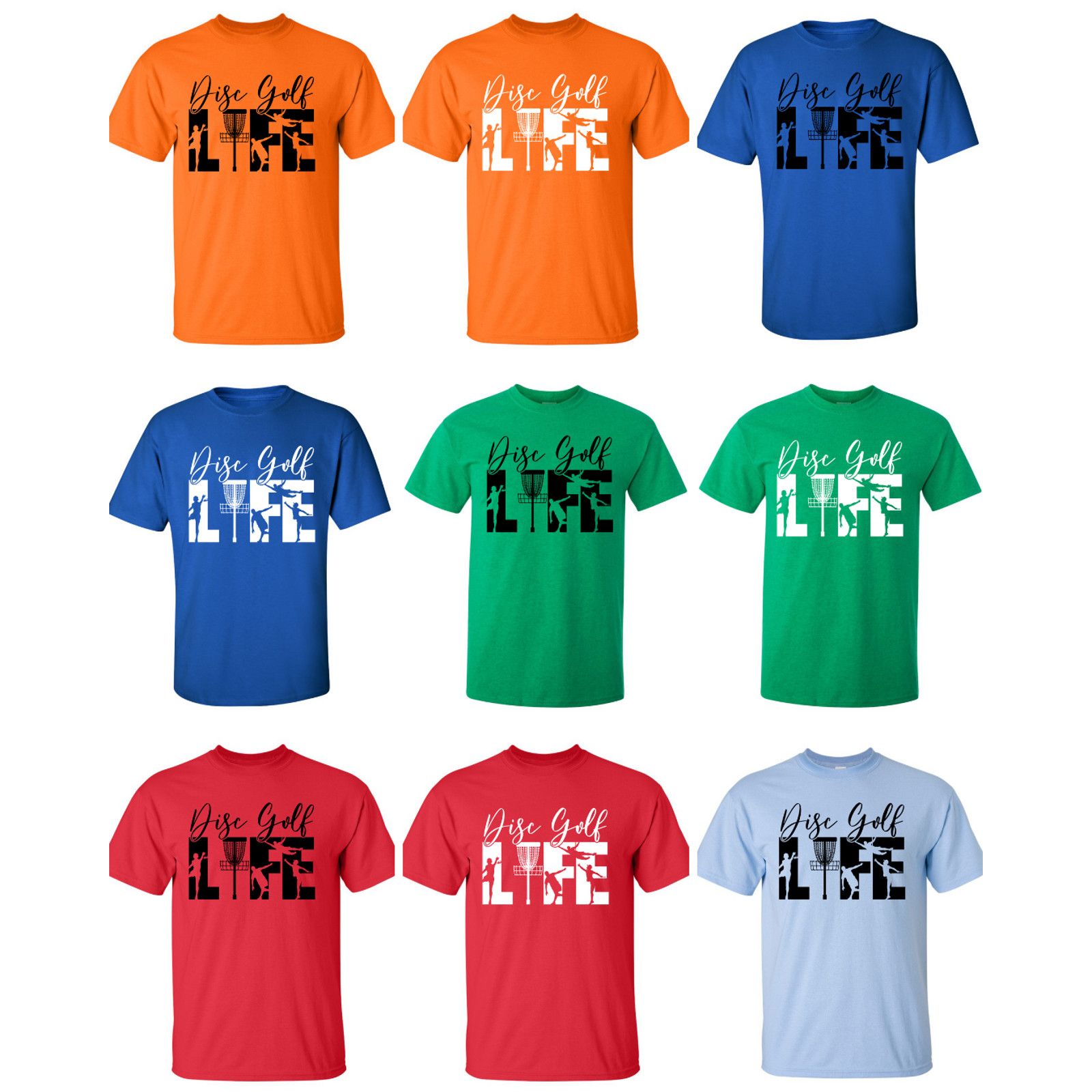 Gildan Disc Golf T Shirt DISCGOLF LIFE Discgolfer Discgolfing Shirt Size US L / EU 52-54 / 3 - 3 Thumbnail