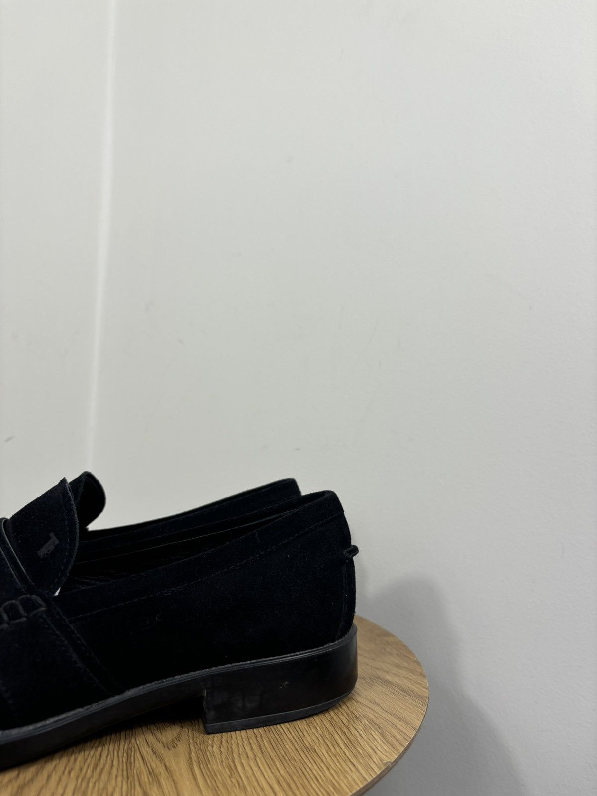 Tod's Tod’s Men’s Deep Black Luxury Suede Penny Loafers Shoes Size US 9 / EU 42 - 9 Thumbnail
