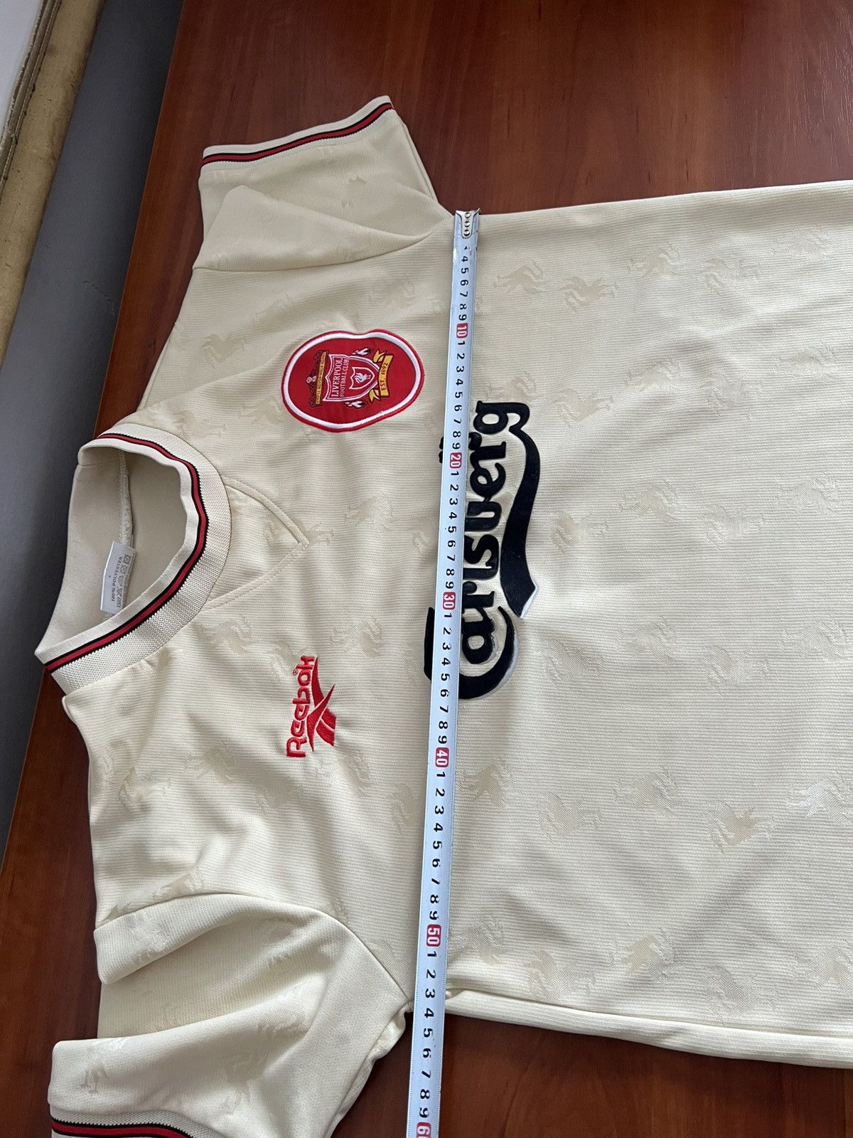 Reebok 1996/97 LIVERPOOL #9 FOWLER AWAY SOCCER JERSEY FOOTBALLSHIRT Size US M / EU 48-50 / 2 - 22 Thumbnail