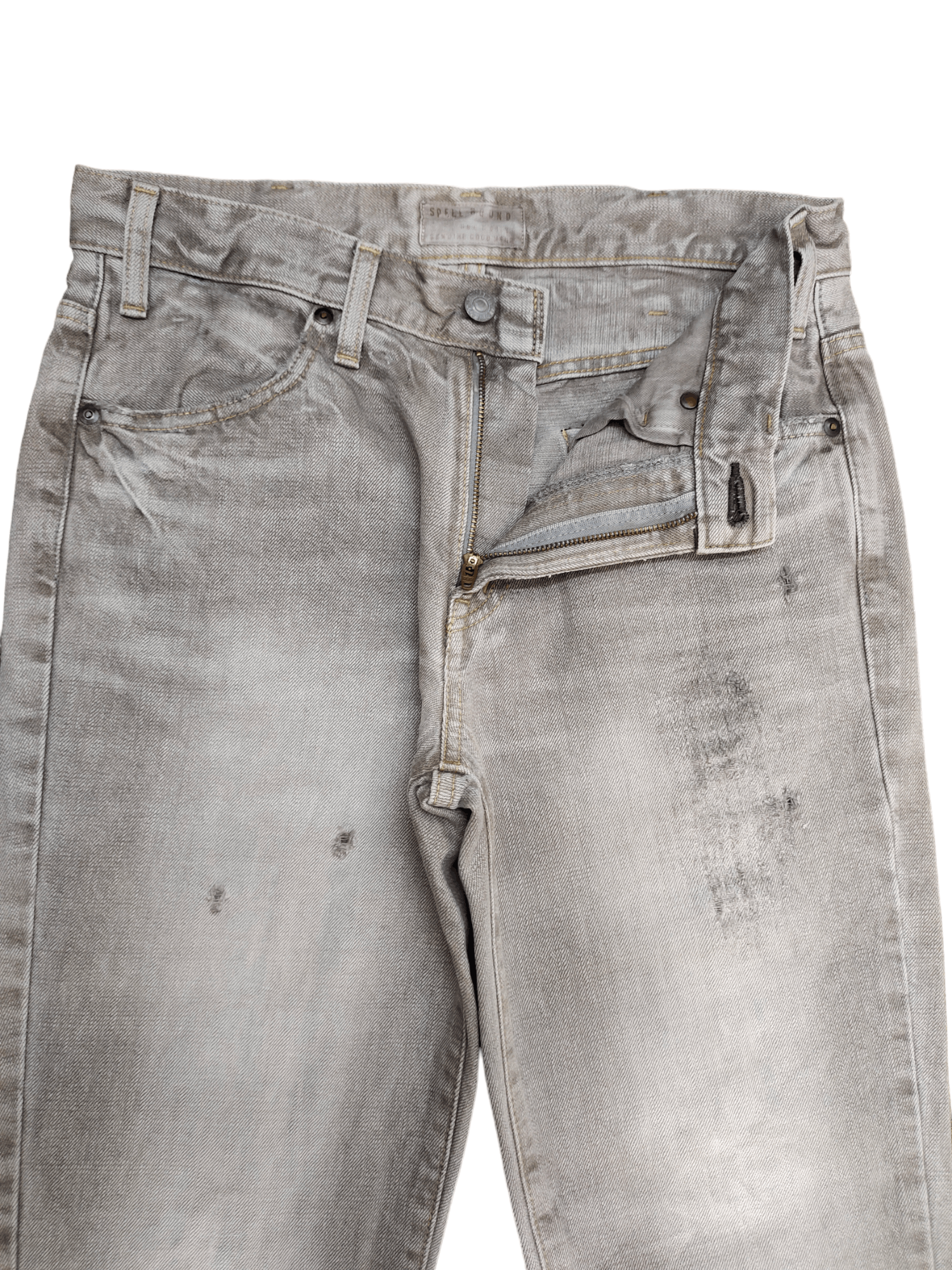 If Six Was Nine Flare Jeans Spellbound Distress Faded Boot Cut Y2k Lgb Size US 30 / EU 46 - 10 Thumbnail
